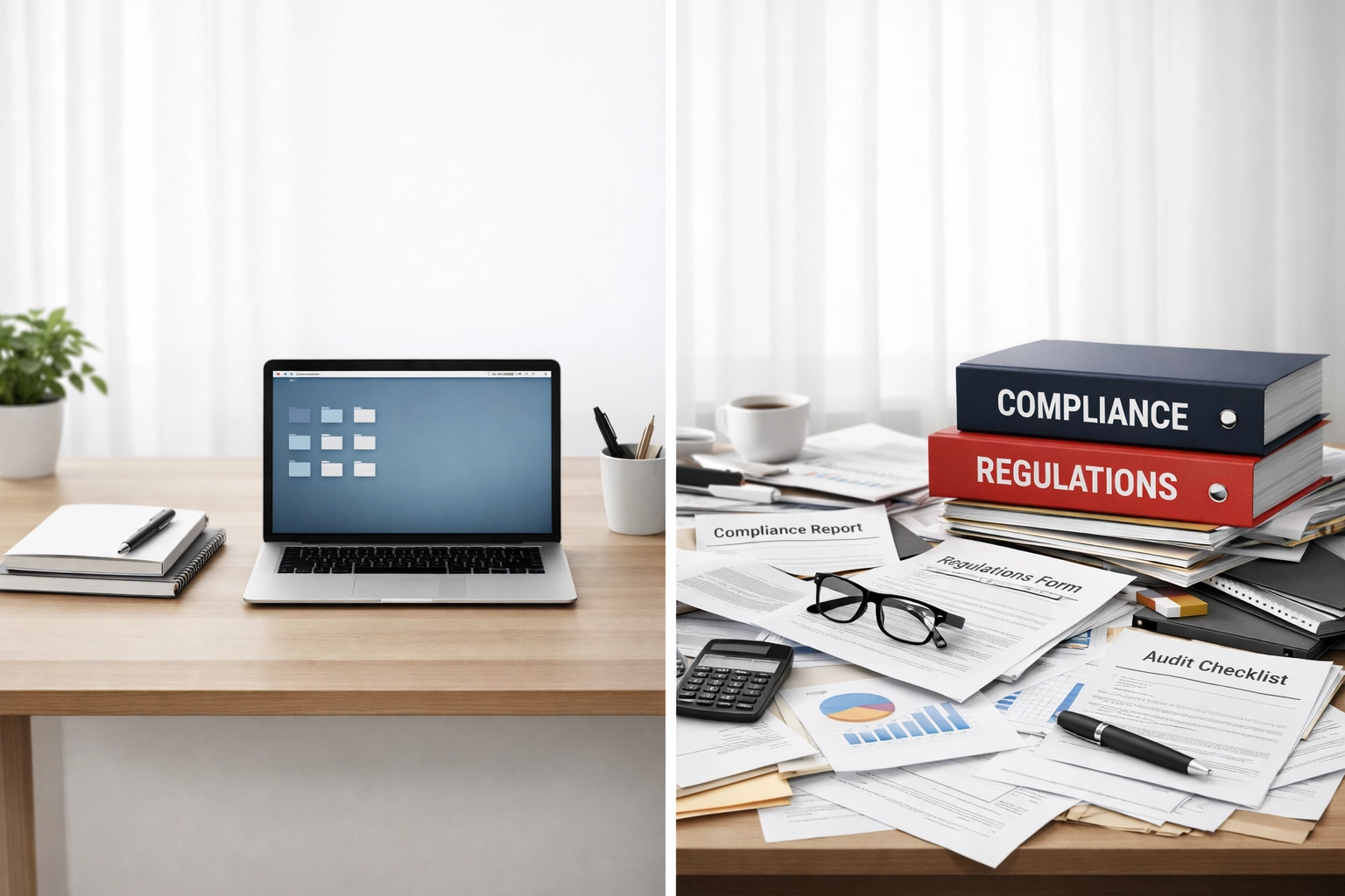 Service bureau support simplicity versus independent EFIN complexity comparison on desk