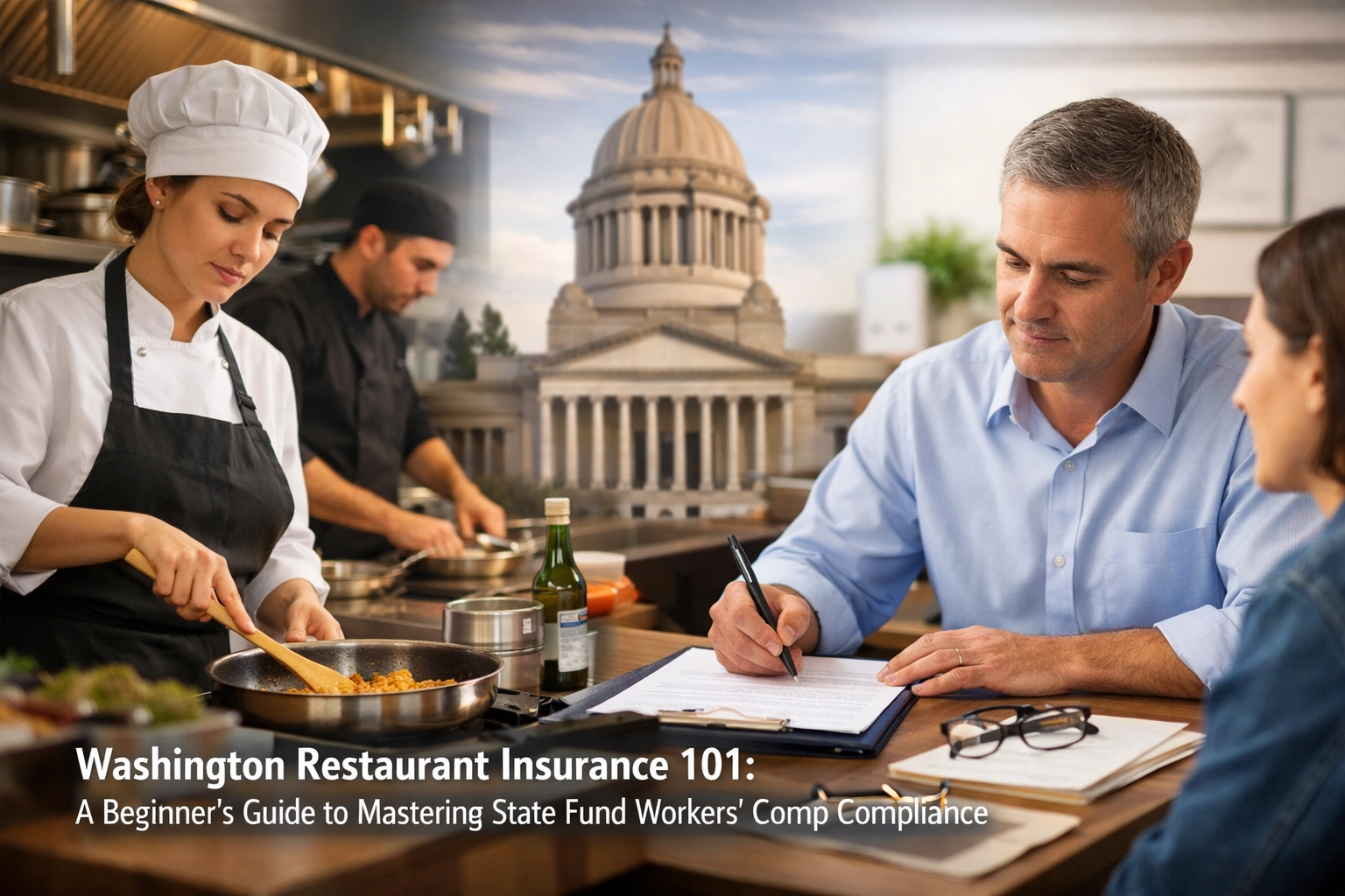 [HERO] Washington Restaurant Insurance 101: A Beginner’s Guide to Mastering State Fund Workers’ Comp Compliance