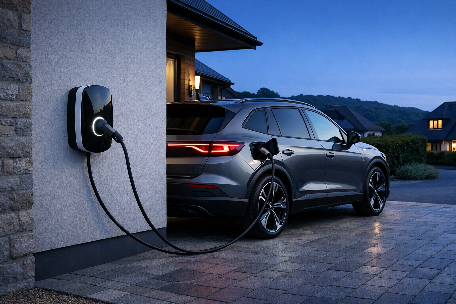 Certified residential EV charging point installation for safe overnight car charging in Dorset.