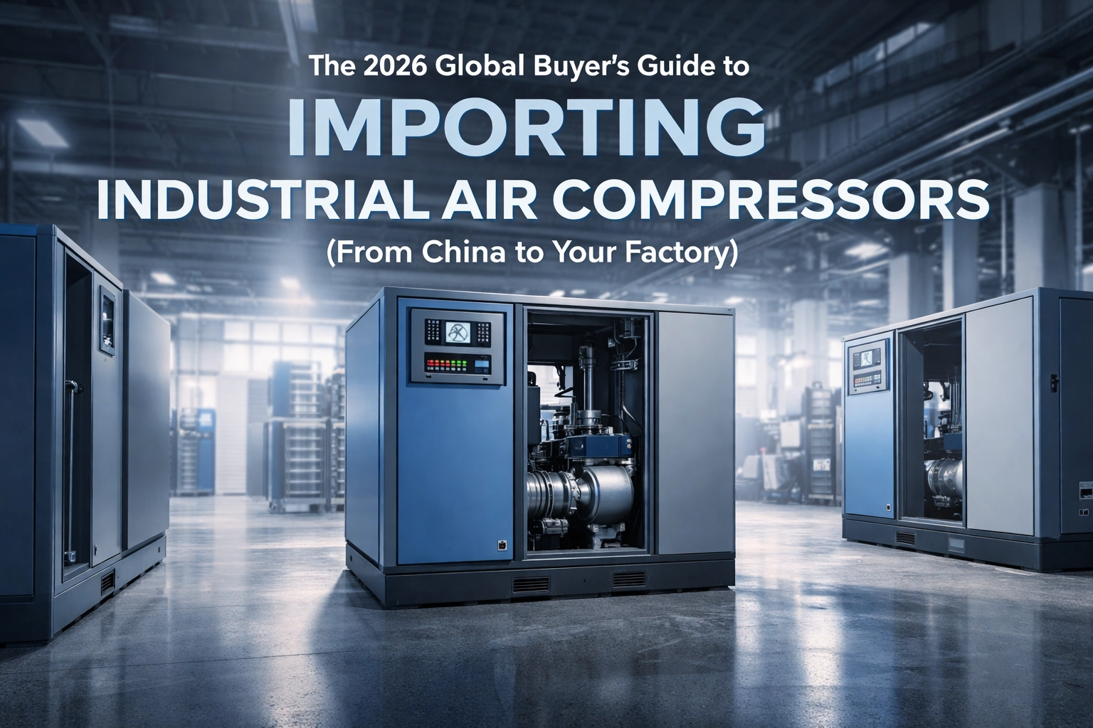 The 2026 Global Buyer's Guide to Importing Industrial Air Compressors (From China to Your Factory)