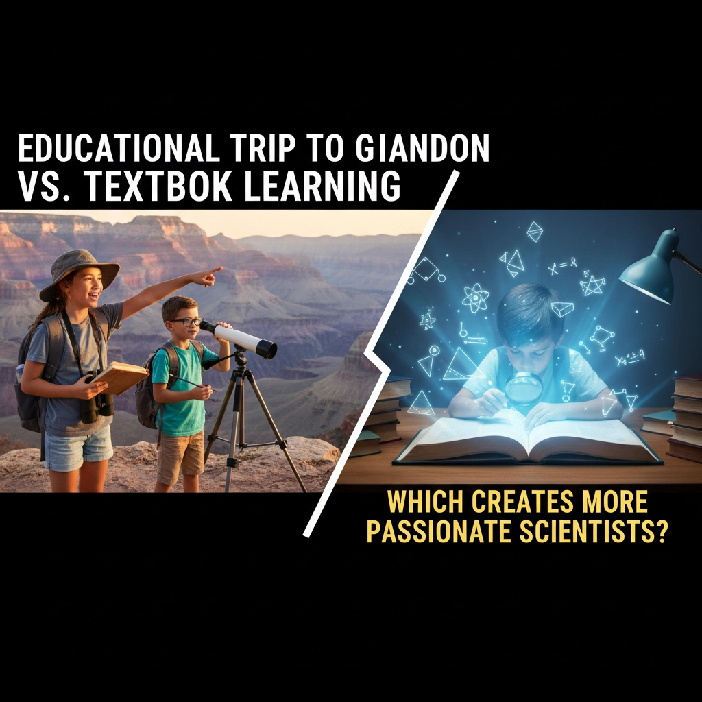 Educational Trip to Grand Canyon vs. Textbook Learning: Which Creates More Passionate Scientists?