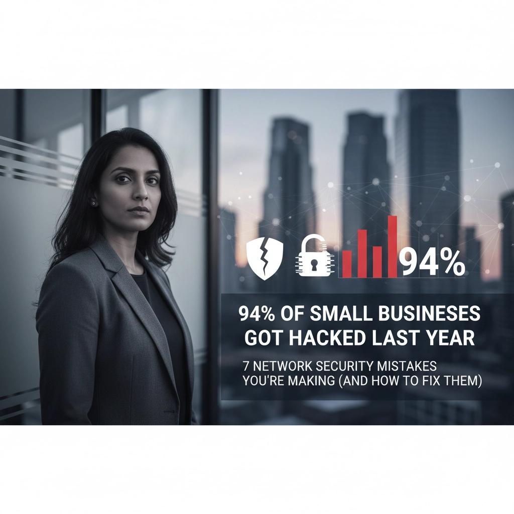 94% of Small Businesses Got Hacked Last Year: 7 Network Security Mistakes You're Making (And How to Fix Them)