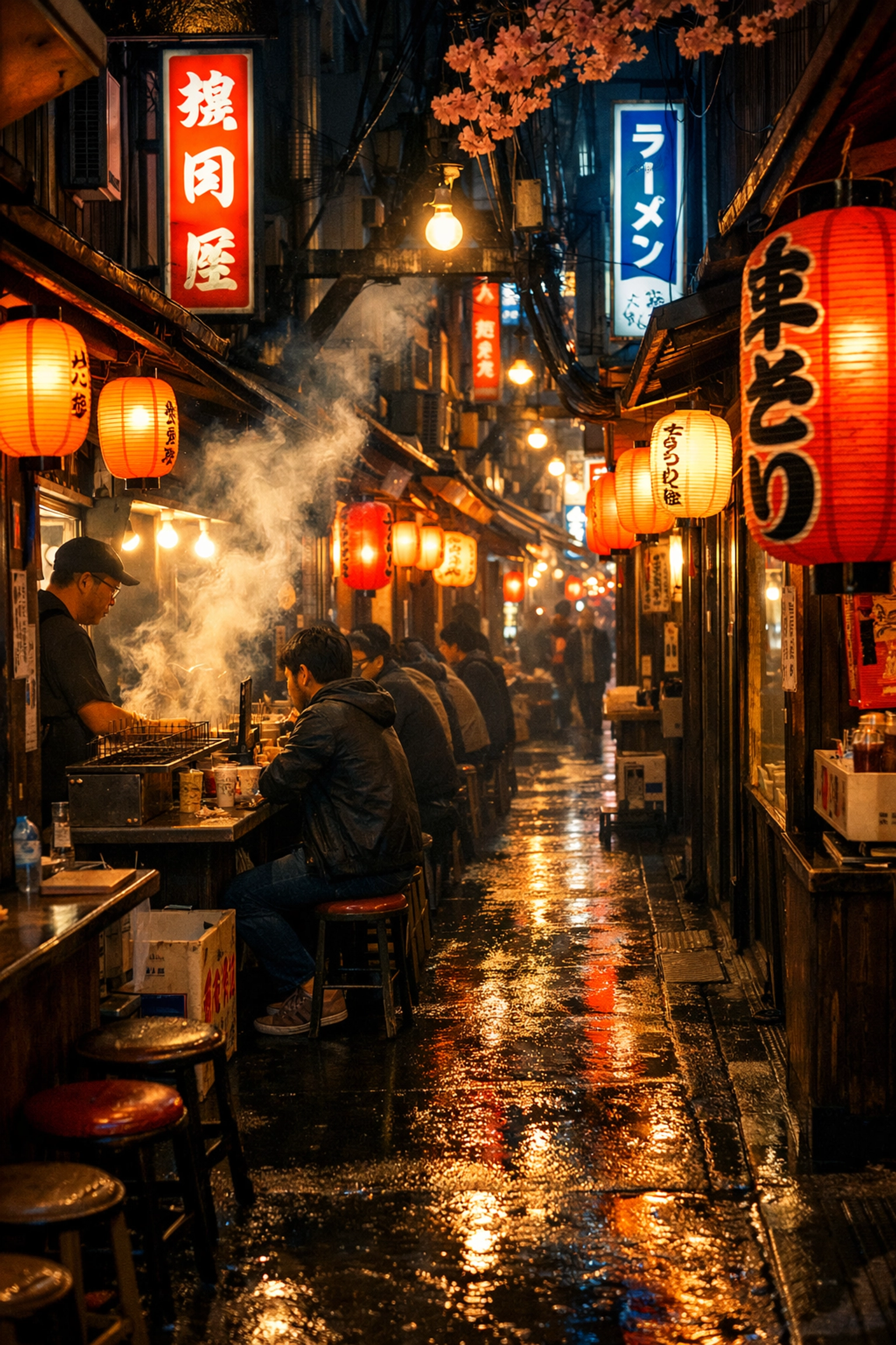 Top 10 Tokyo Cheap Eats for Budget Travelers (And Where to Find Them) 4 Shinjuku yokocho food alley at night, lanterns and yakitori for budget travel food