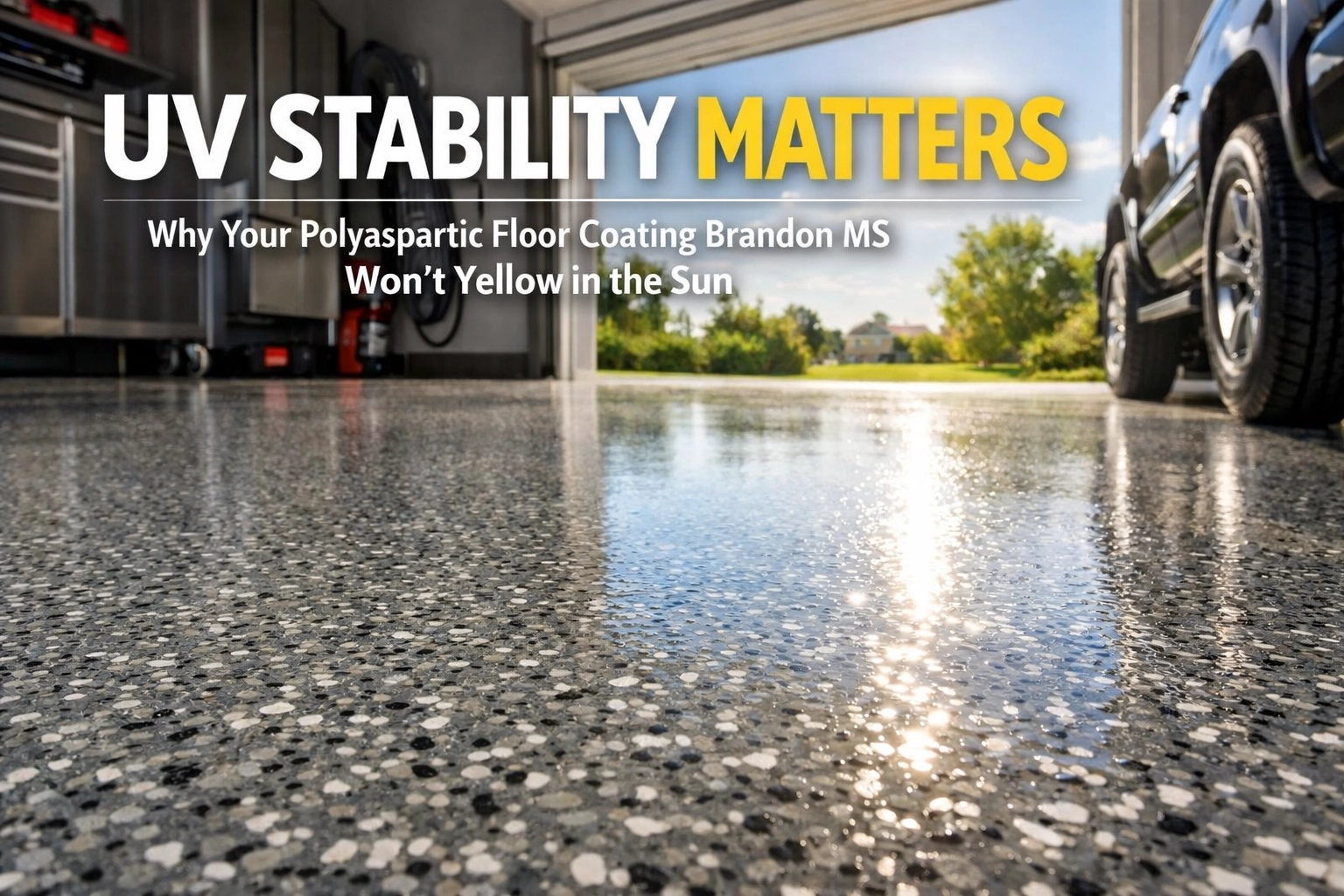 [HERO] UV Stability Matters: Why Your Polyaspartic Floor Coating Brandon MS Won’t Yellow in the Sun