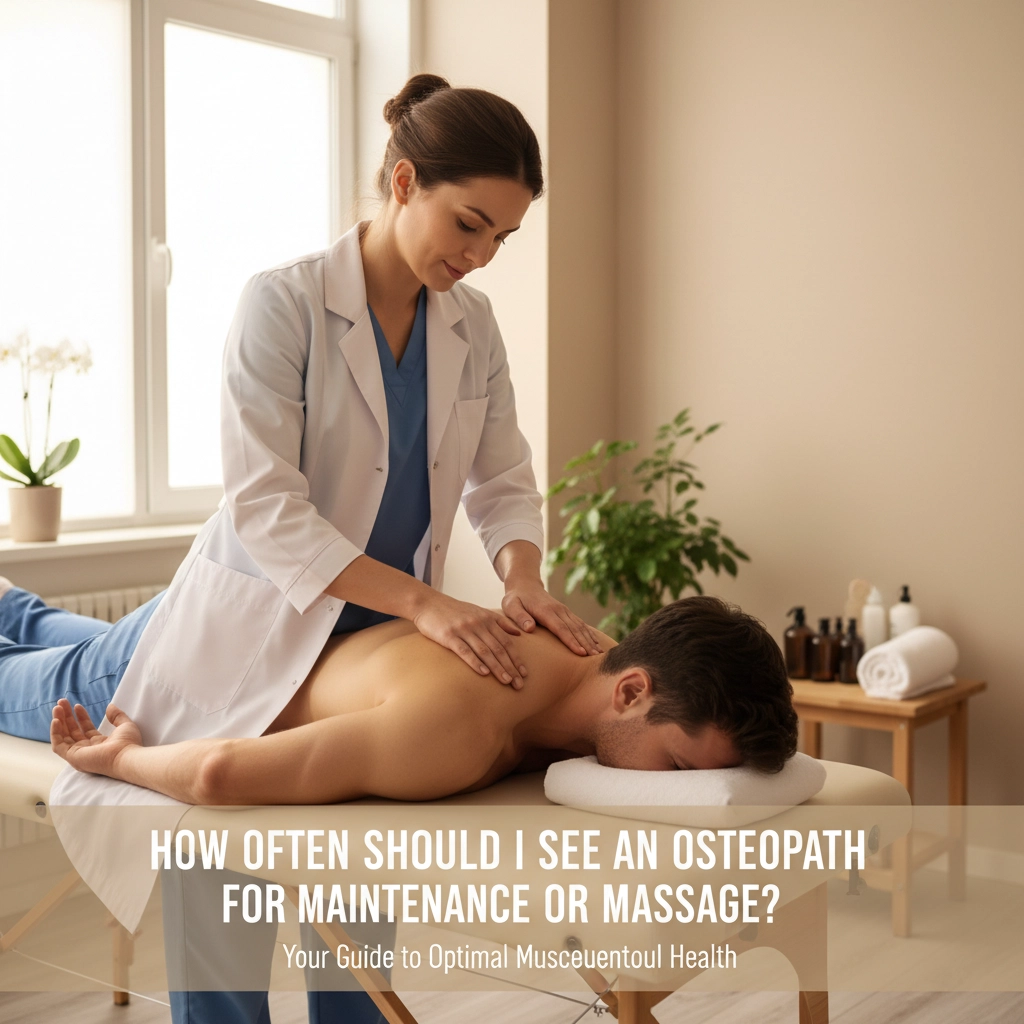 How Often Should I See My Osteopath or Massage Therapist