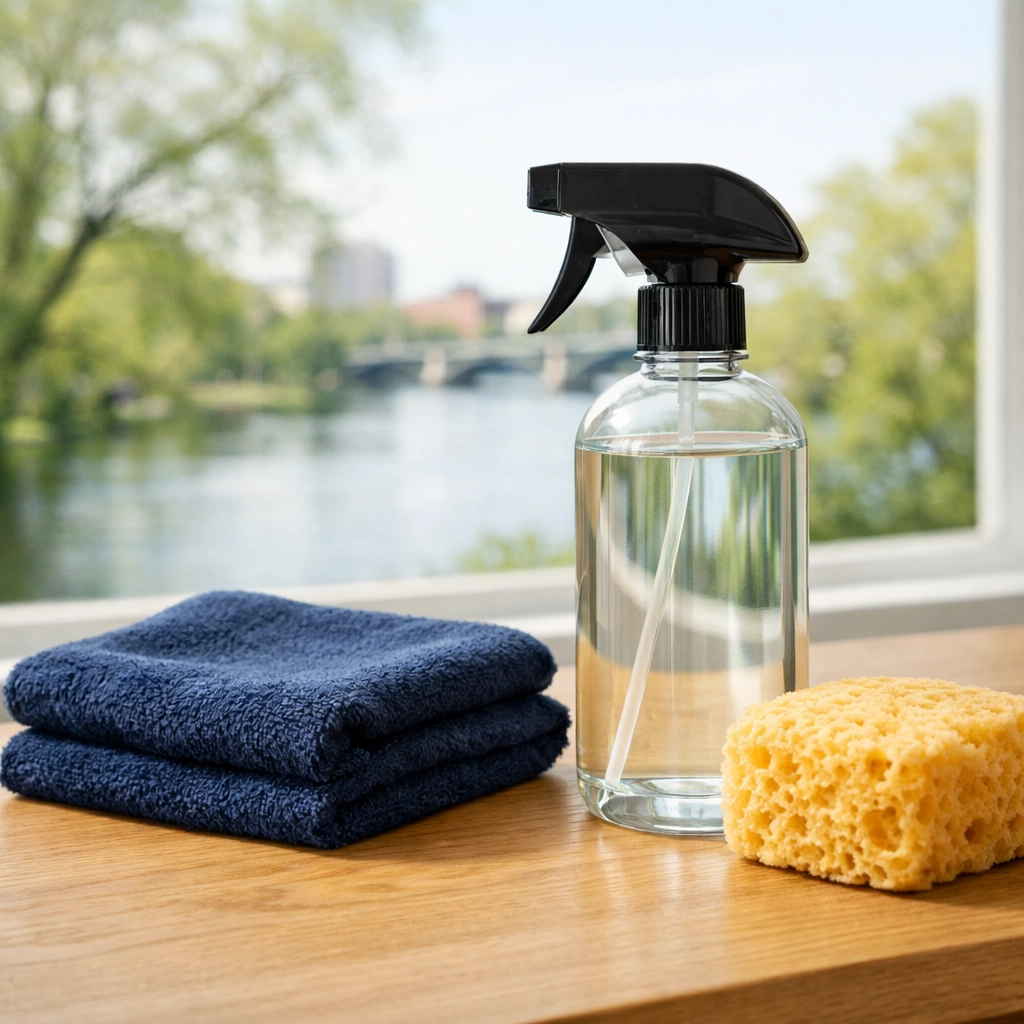 Eco-friendly house cleaning Cambridge MA using non-toxic supplies and sustainable practices.