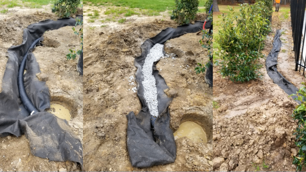 French Drain Installation