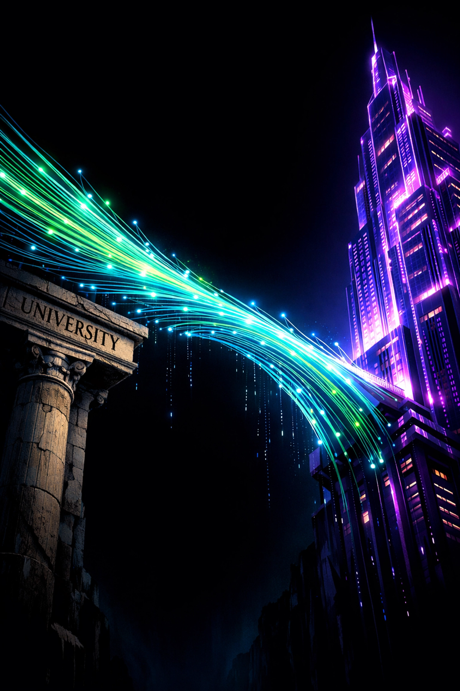 Custom AI solutions bridging the campus-to-career gap for graduates entering the workforce.