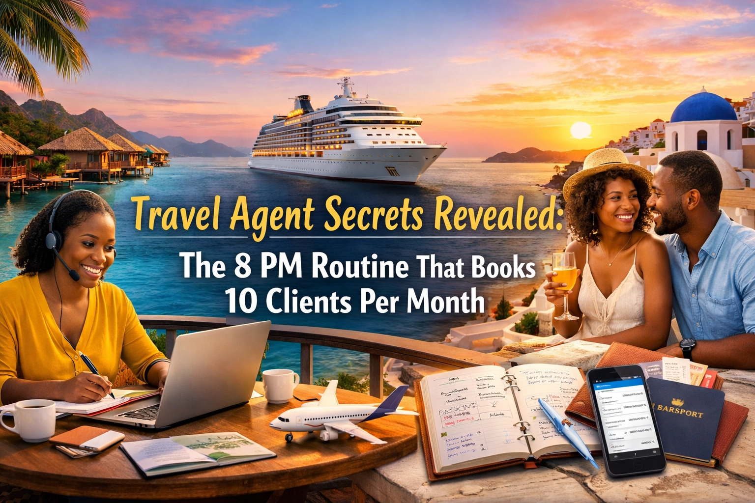 [HERO] Travel Agent Secrets Revealed: The 8 PM Routine That Books 10 Clients Per Month