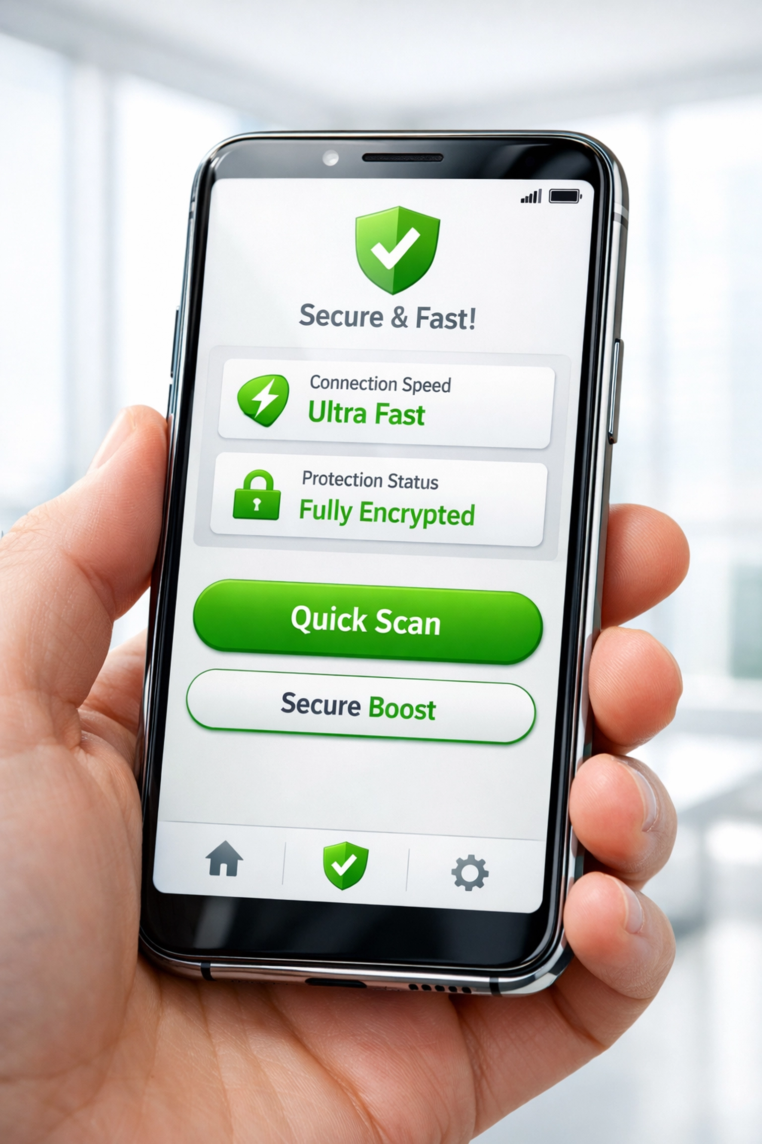Mobile-friendly contractor website interface shown on a smartphone for local search lead generation.