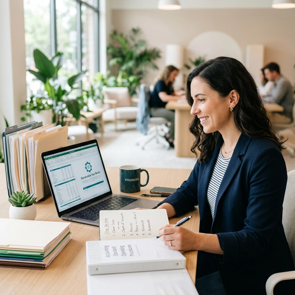 [HERO] 5 Steps: How to Standardize Your Books Before You Automate (Easy Guide for Founders)