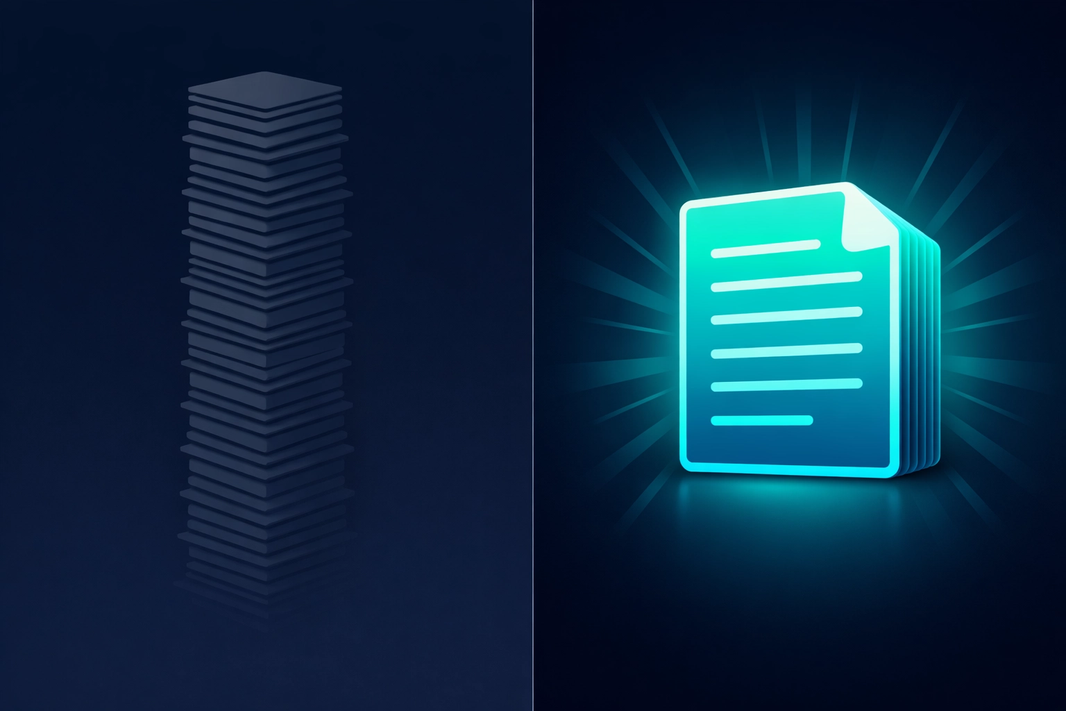 Content strategy comparison showing volume vs depth for AI visibility
