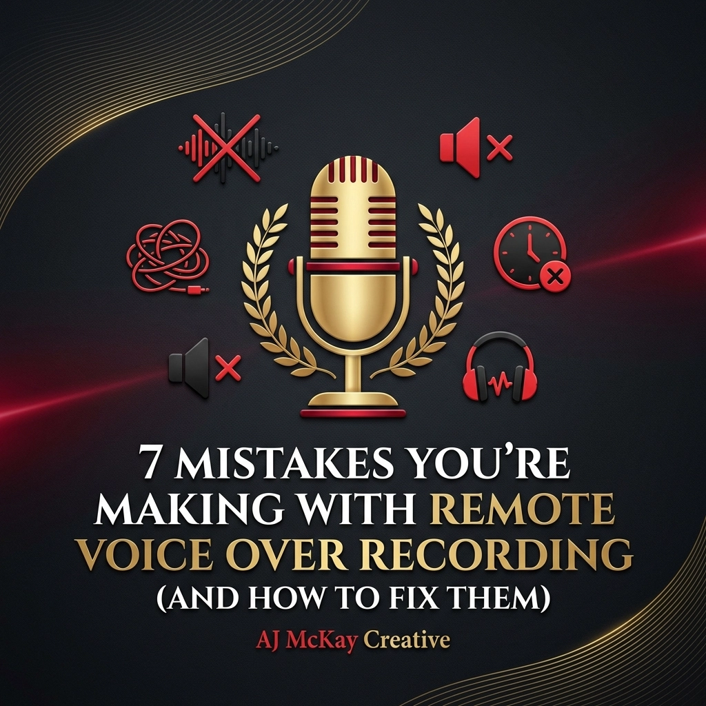 7 Mistakes You're Making with Remote Voice Over Recording (and How to Fix Them)