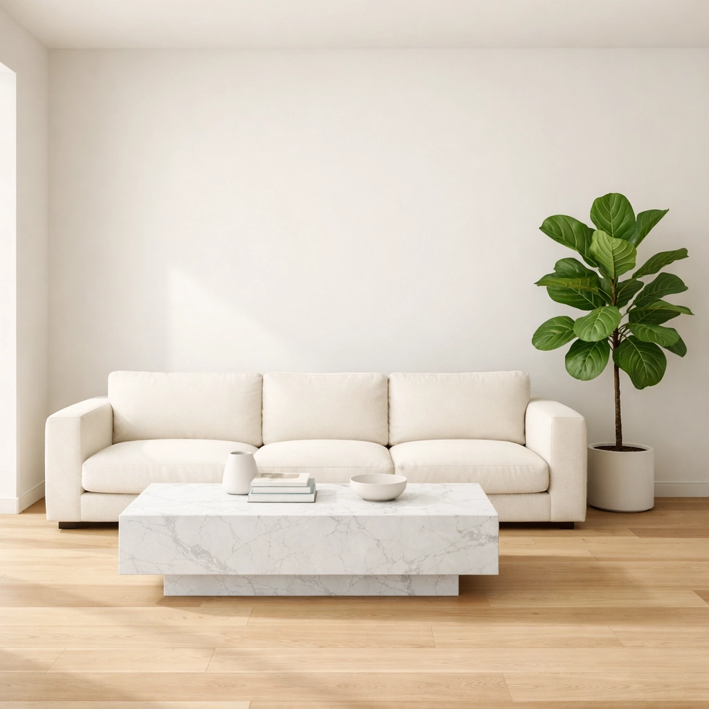 Move-in ready Cleveland rental property living room