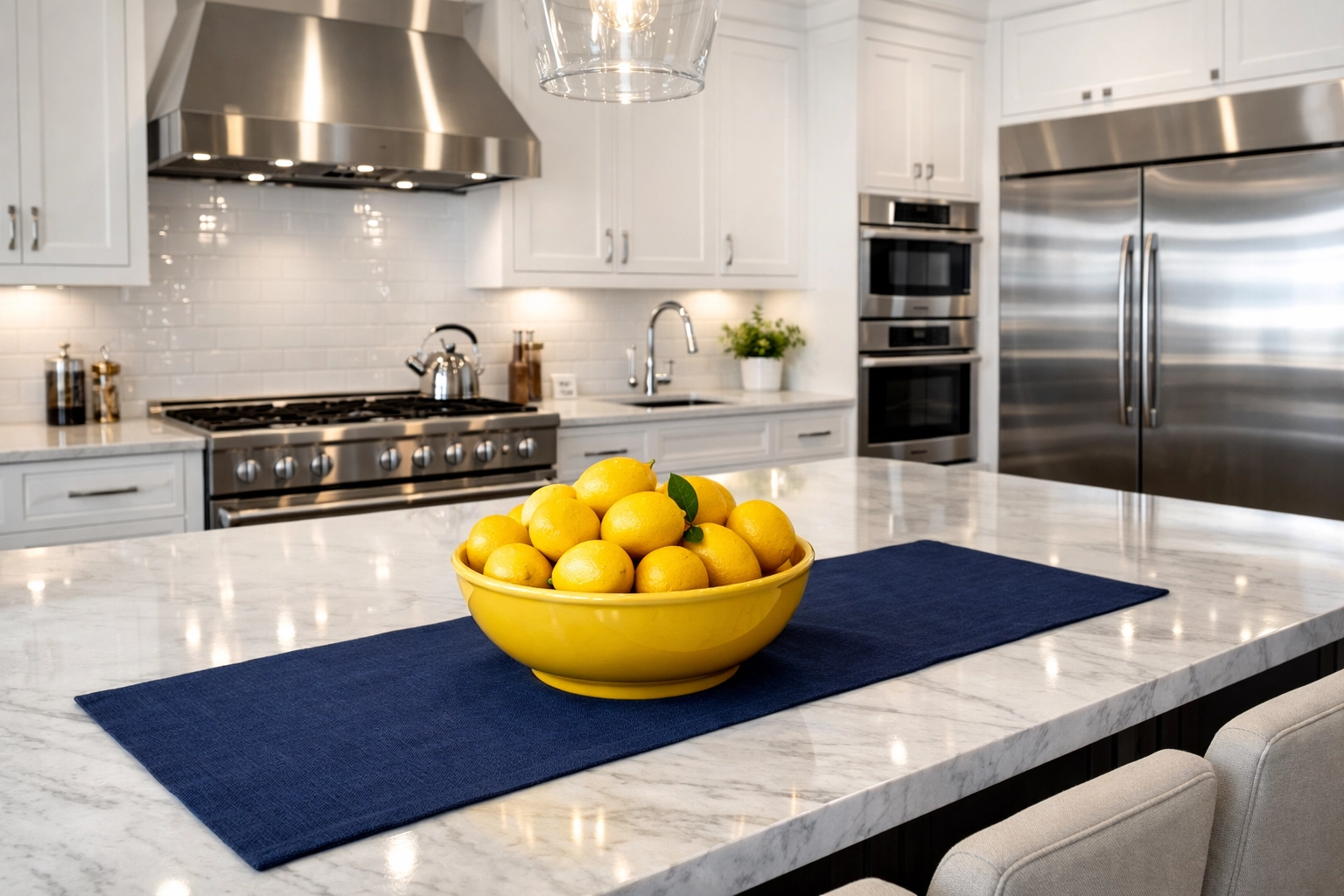 Sparkling clean Edgartown kitchen featuring professional deep cleaning and sanitization.