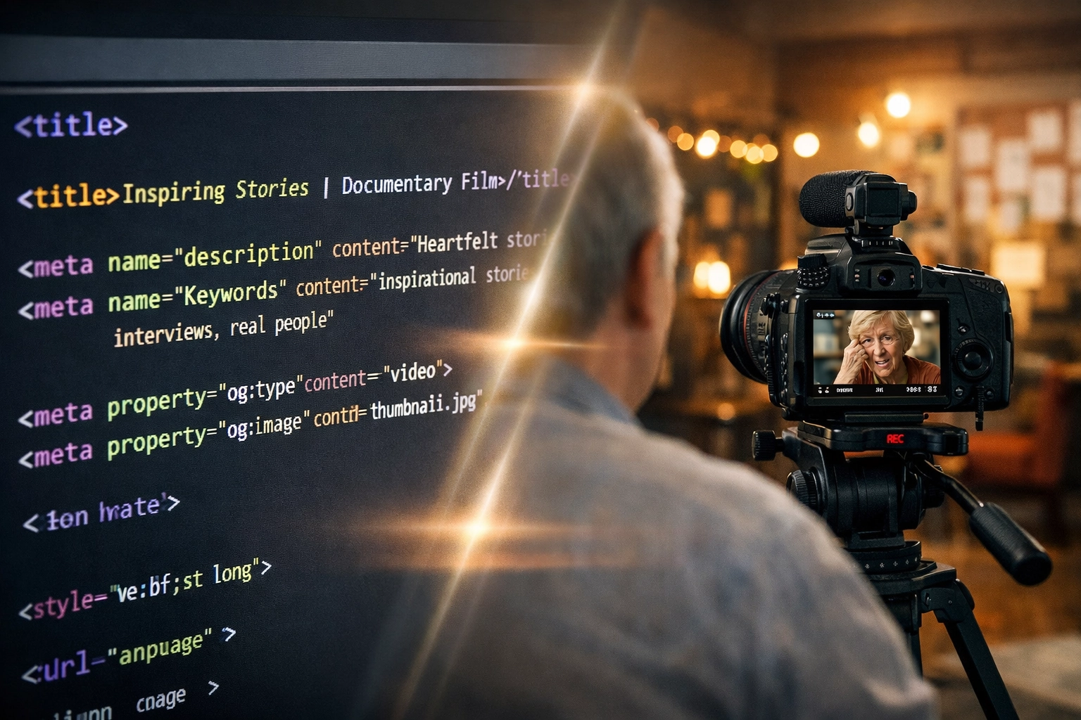 Website SEO development and video production setup for nonprofit storytelling campaigns