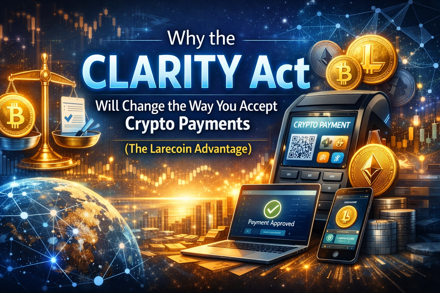 [HERO] Why the CLARITY Act Will Change the Way You Accept Crypto Payments (The Larecoin Advantage)