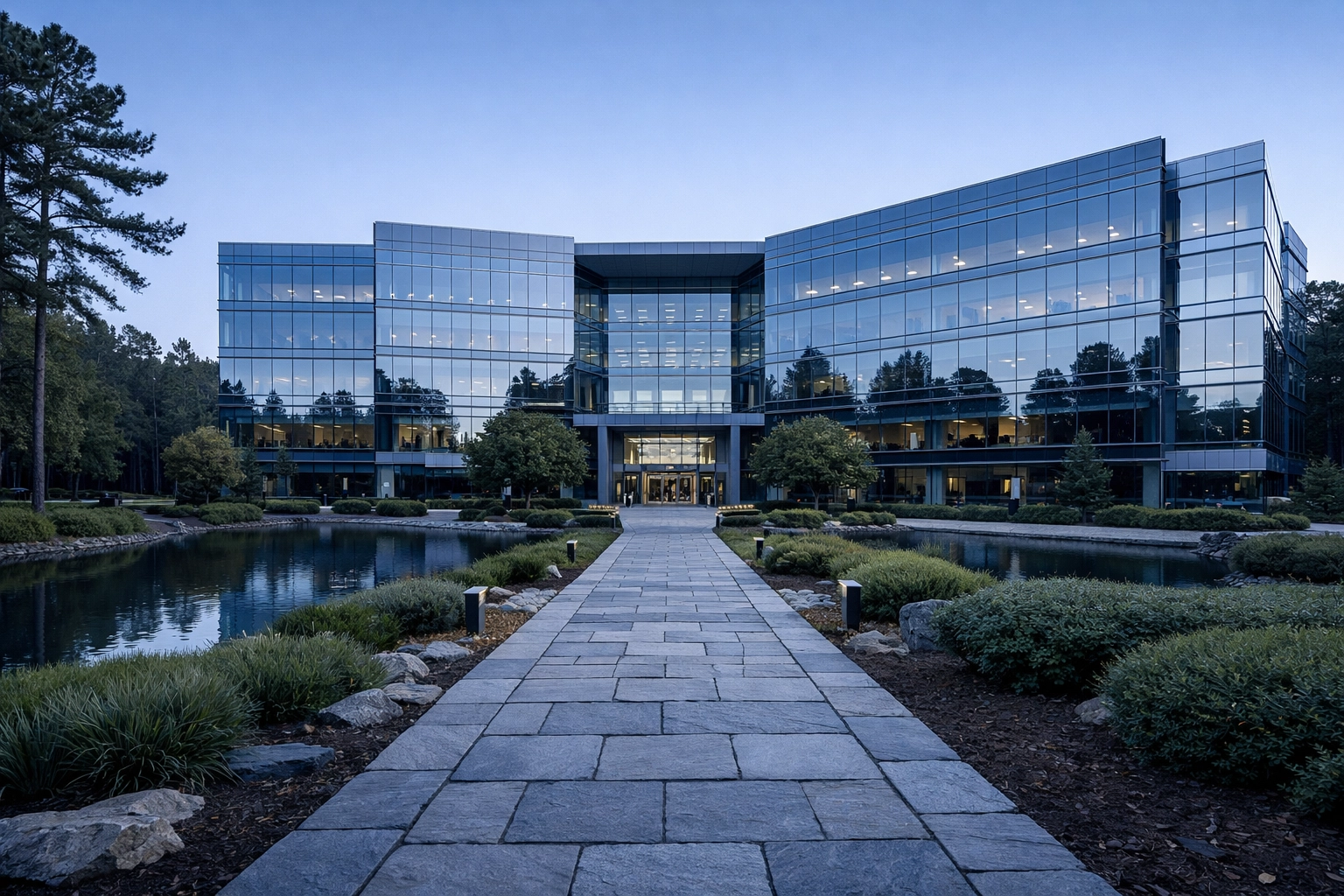 A modern headquarters prepared to sell my business North Carolina as a turnkey asset.