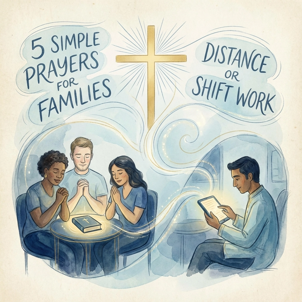 5 Simple Prayers for Families Separated by Distance or Shift Work