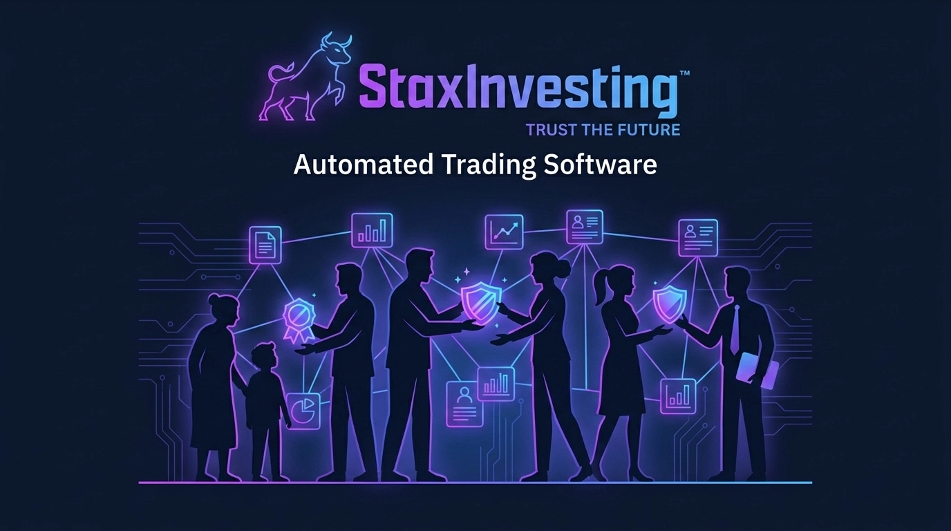 Trading Community Network Illustration