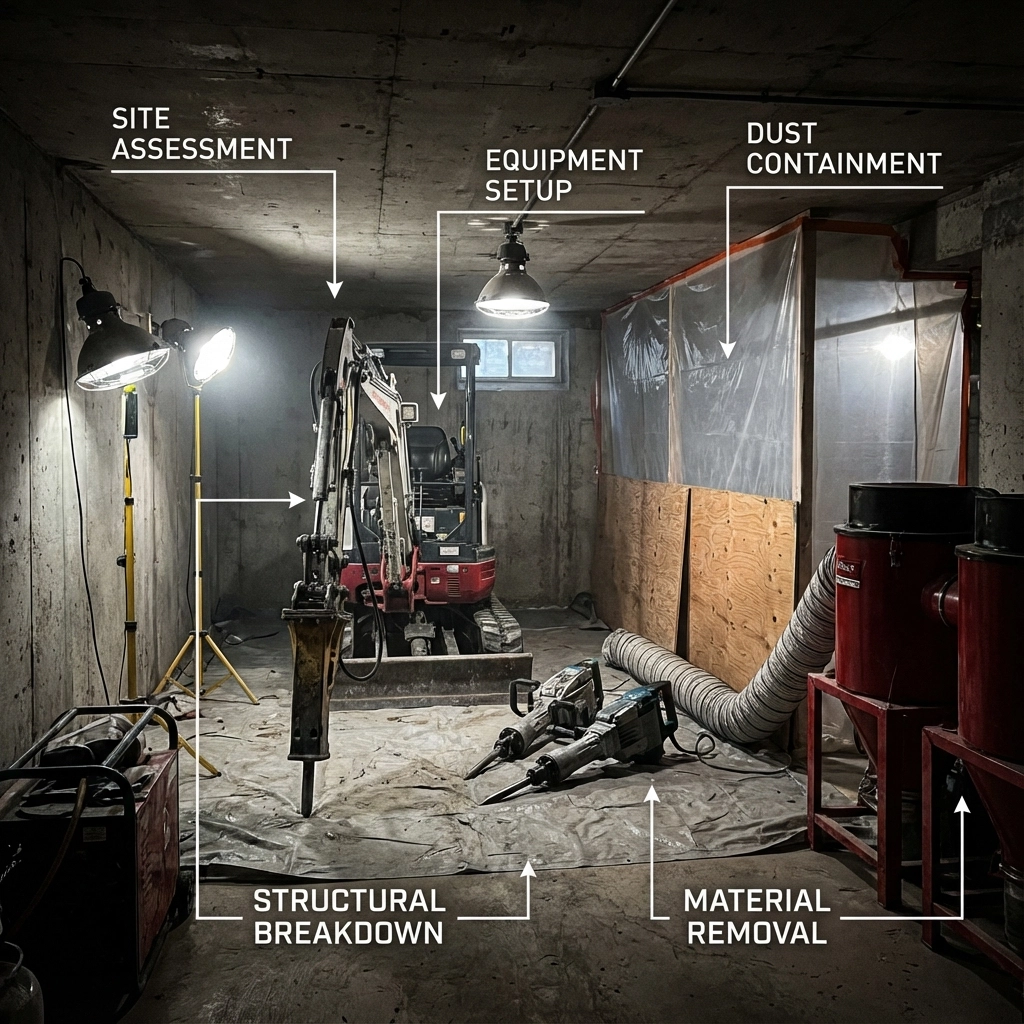 Trusted Basement Removal Company in NC
