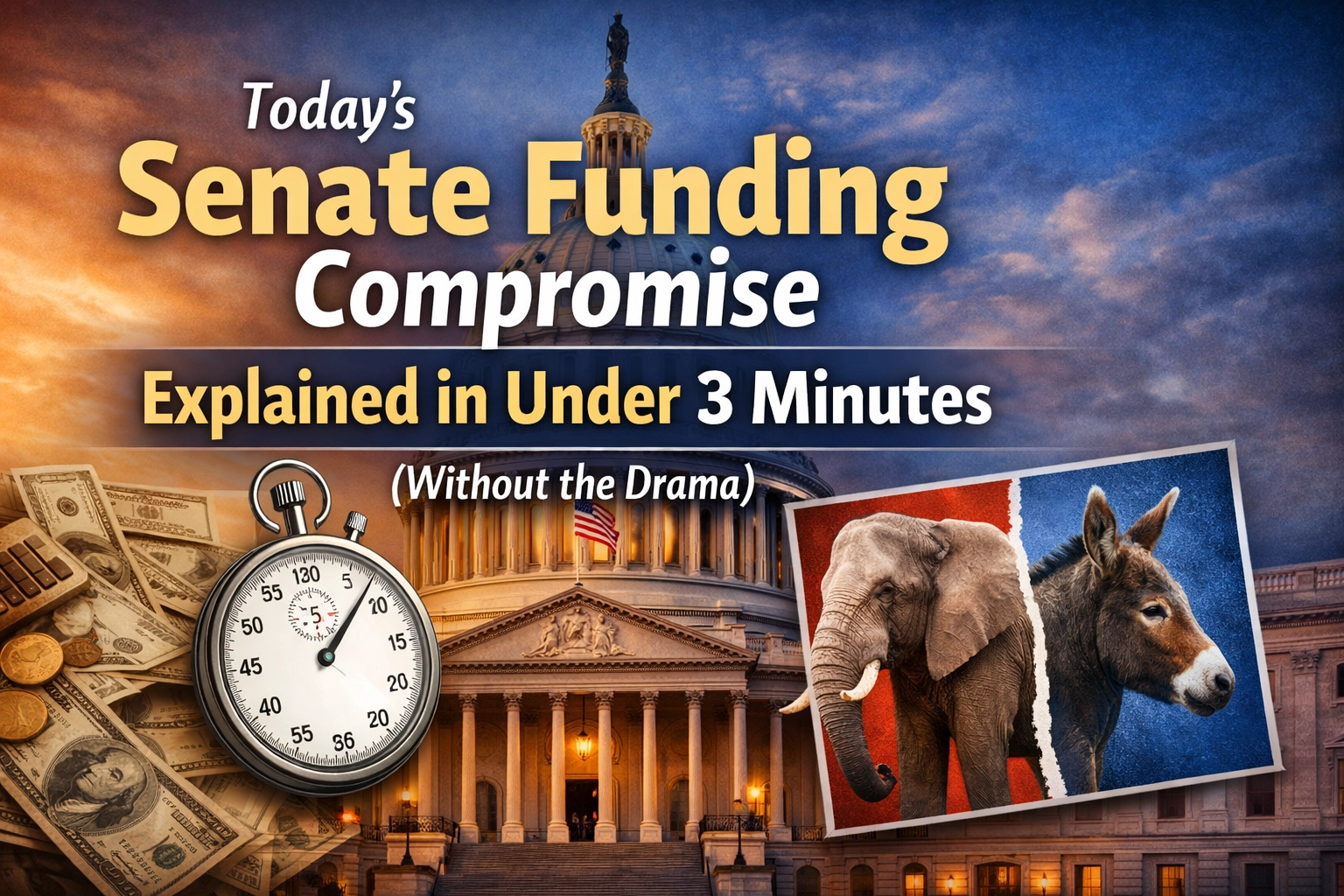 [HERO] Today’s Senate Funding Compromise Explained in Under 3 Minutes (Without the Drama)