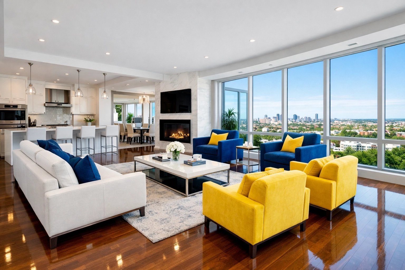 Spotless high-end interior representing the best cleaning services near me in Massachusetts.