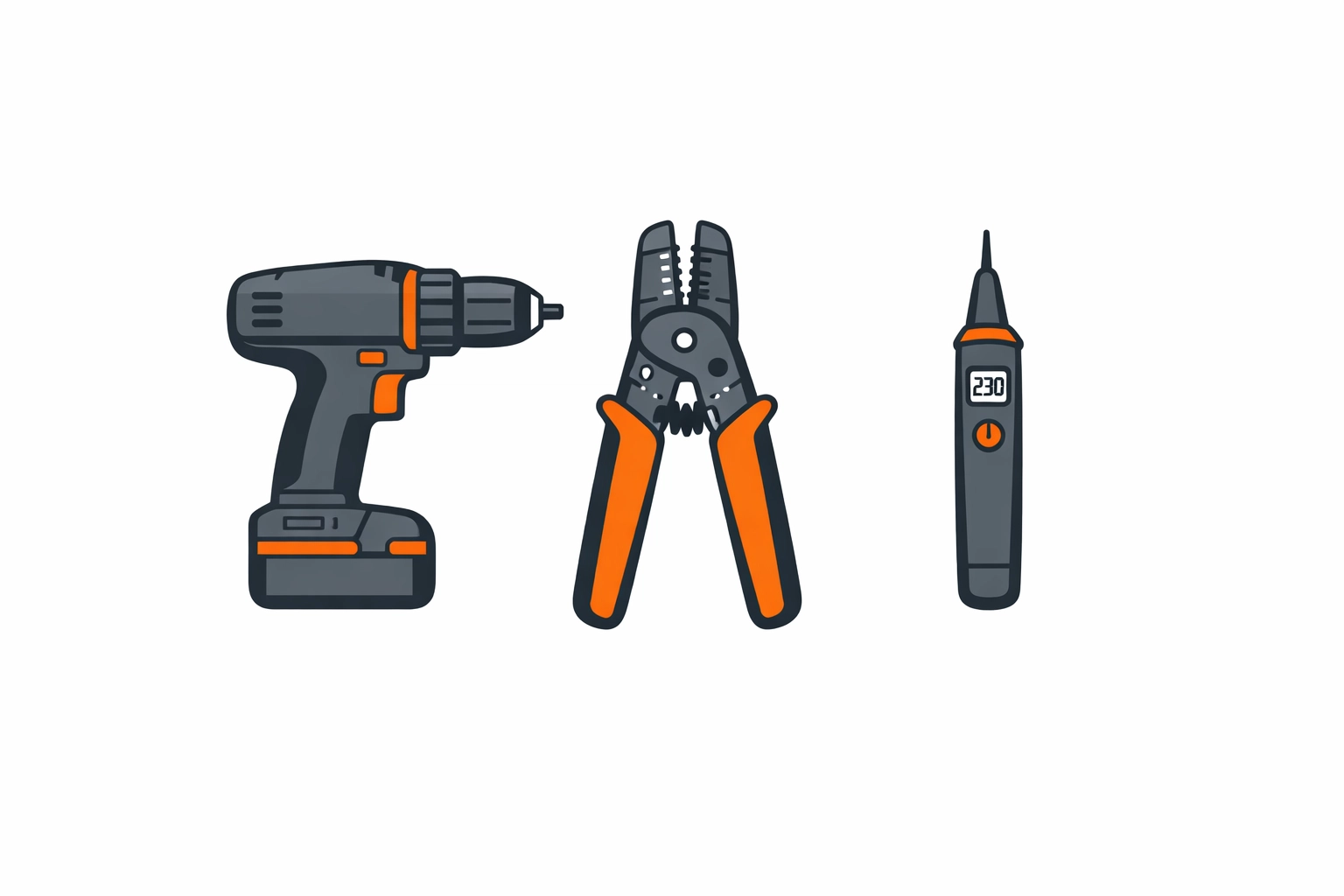 Essential handyman tools for expert ceiling fan installation and electrical fan repairs in Burnaby.