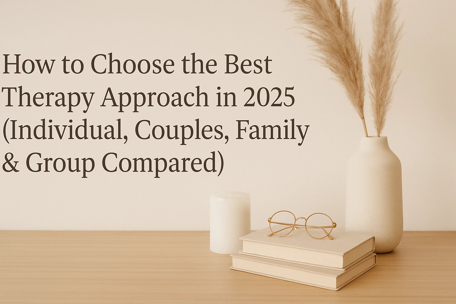 How to Choose the Best Therapy Approach in 2025 (Individual, Couples, Family & Group Compared)