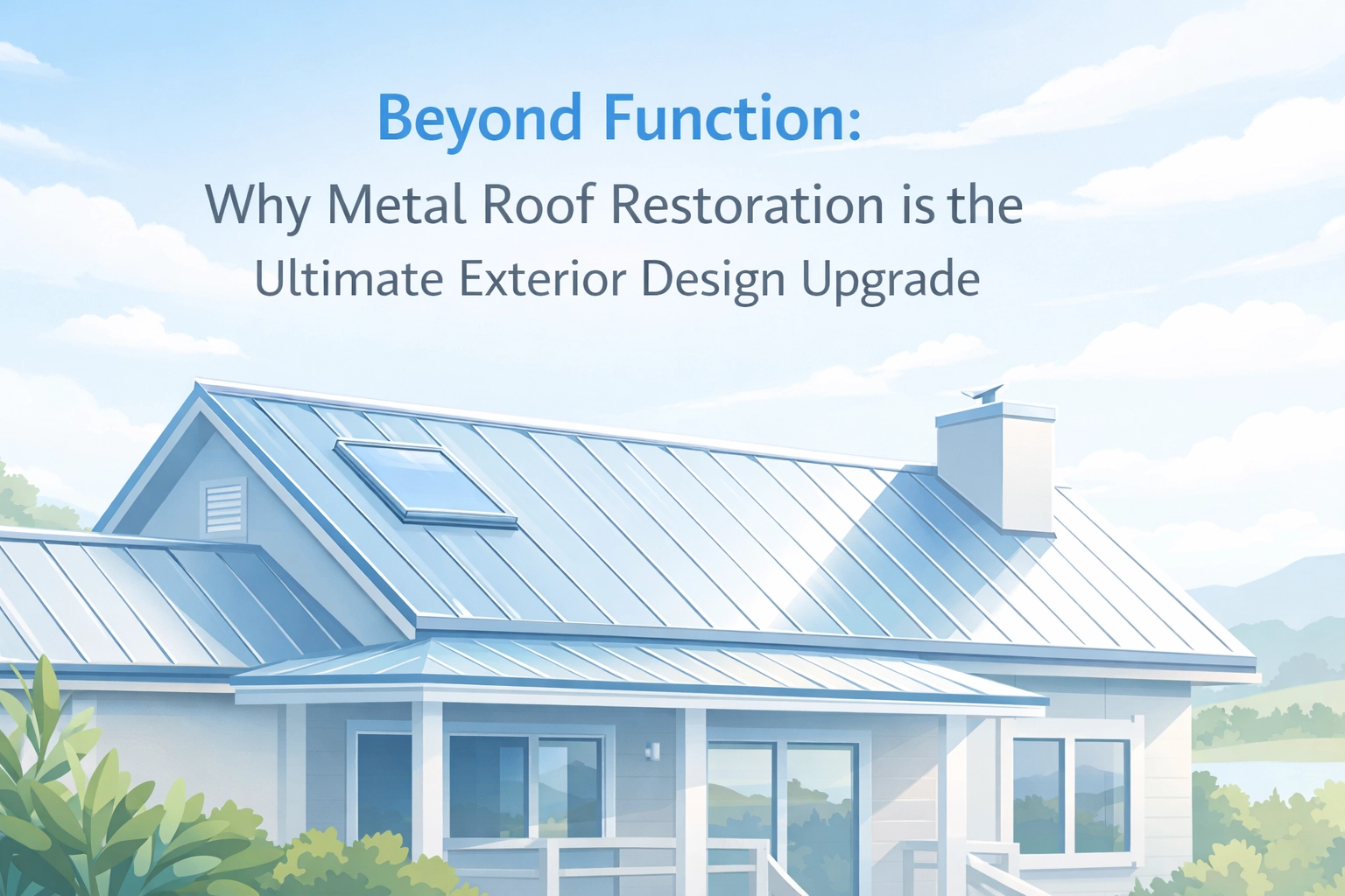 [HERO] Beyond Function: Why Metal Roof Restoration is the Ultimate Exterior Design Upgrade