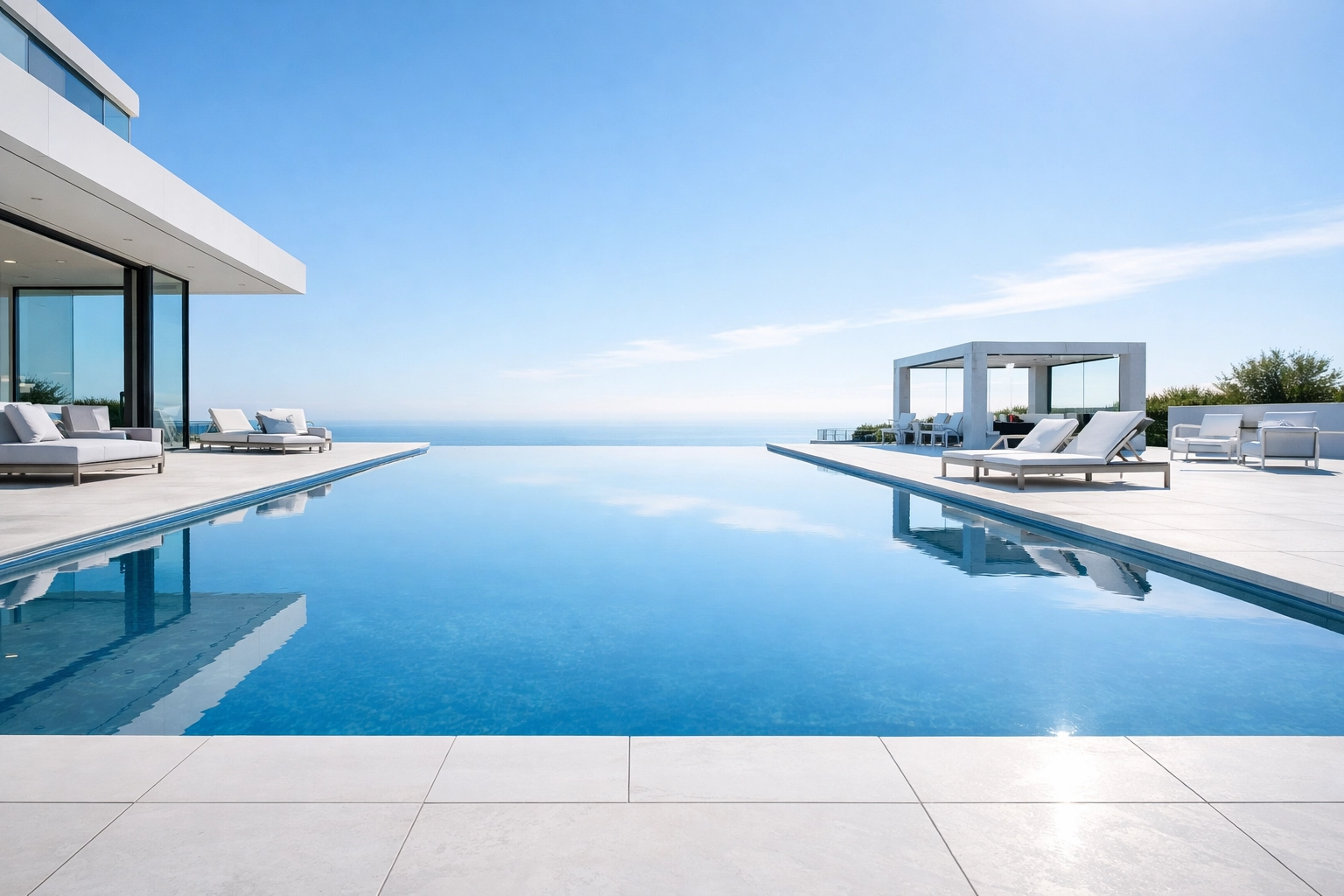 A stunning luxury infinity pool showcasing the ultimate success when you sell my pool route effectively.