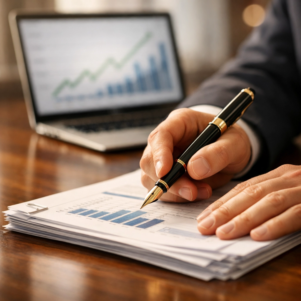 Detailed review of financial reports and corporate documents for commercial vetting and fraud prevention.