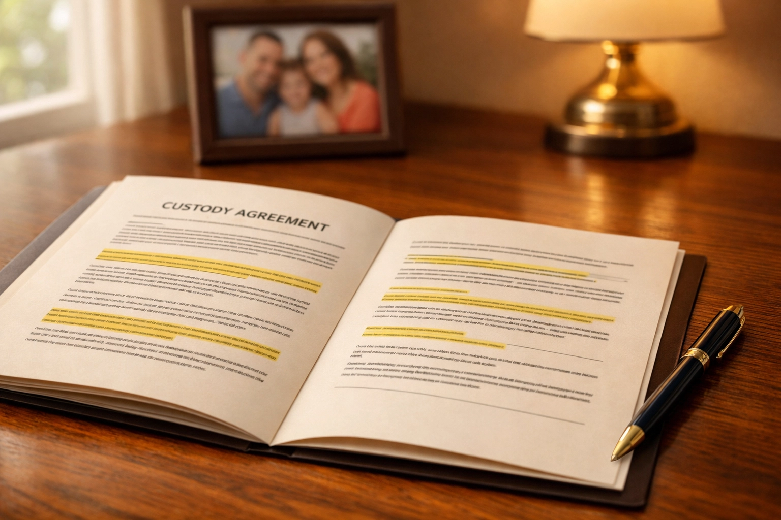 Holiday custody schedules Virginia calendar and custody agreement document with detailed provisions