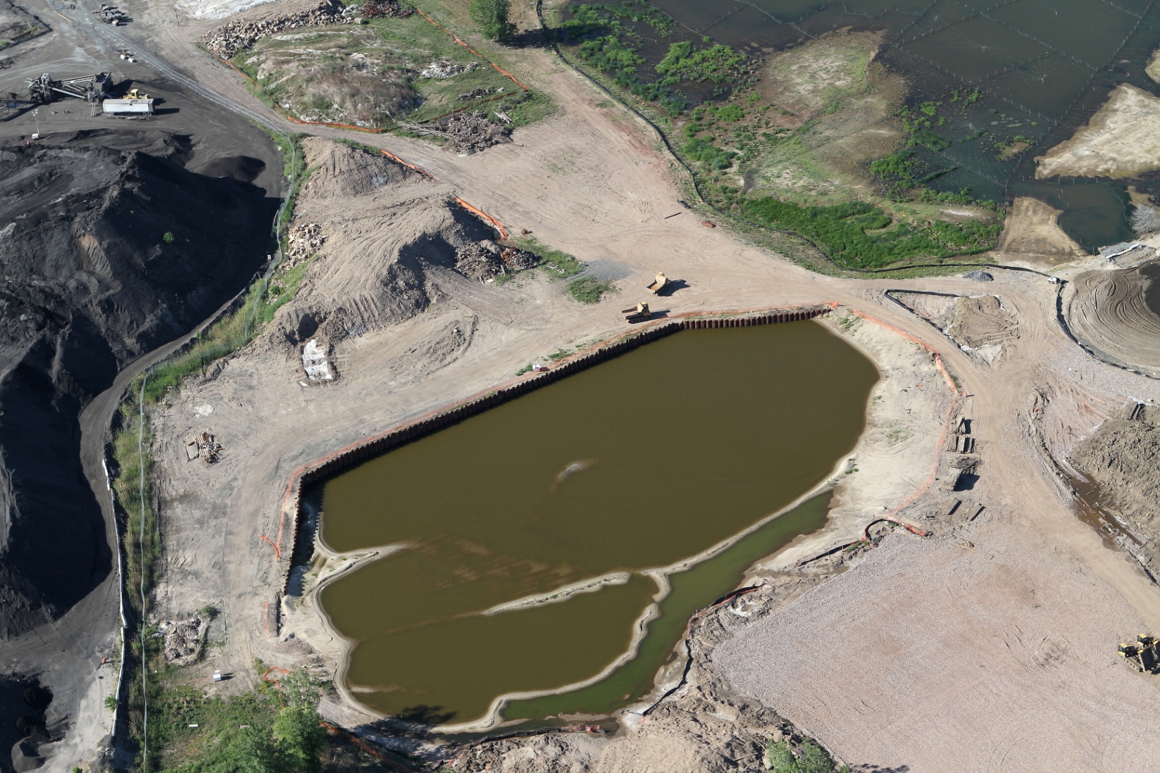 Active Remediation Site Aerial