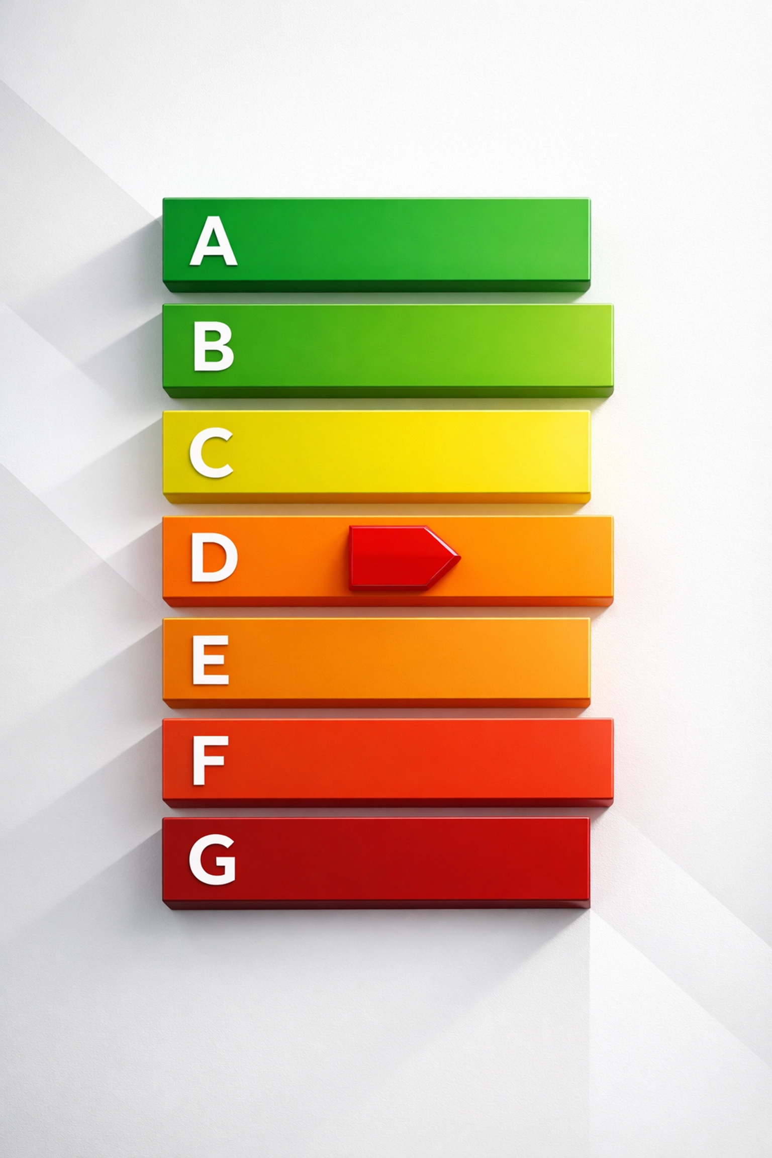 Energy Performance Certificate rating scale from A to G showing property efficiency in Scotland
