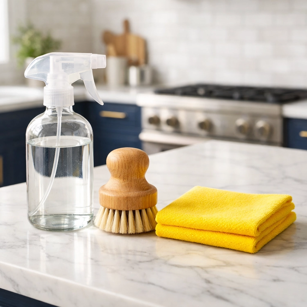 Premium eco-friendly supplies used by top-rated residential cleaning services near me.