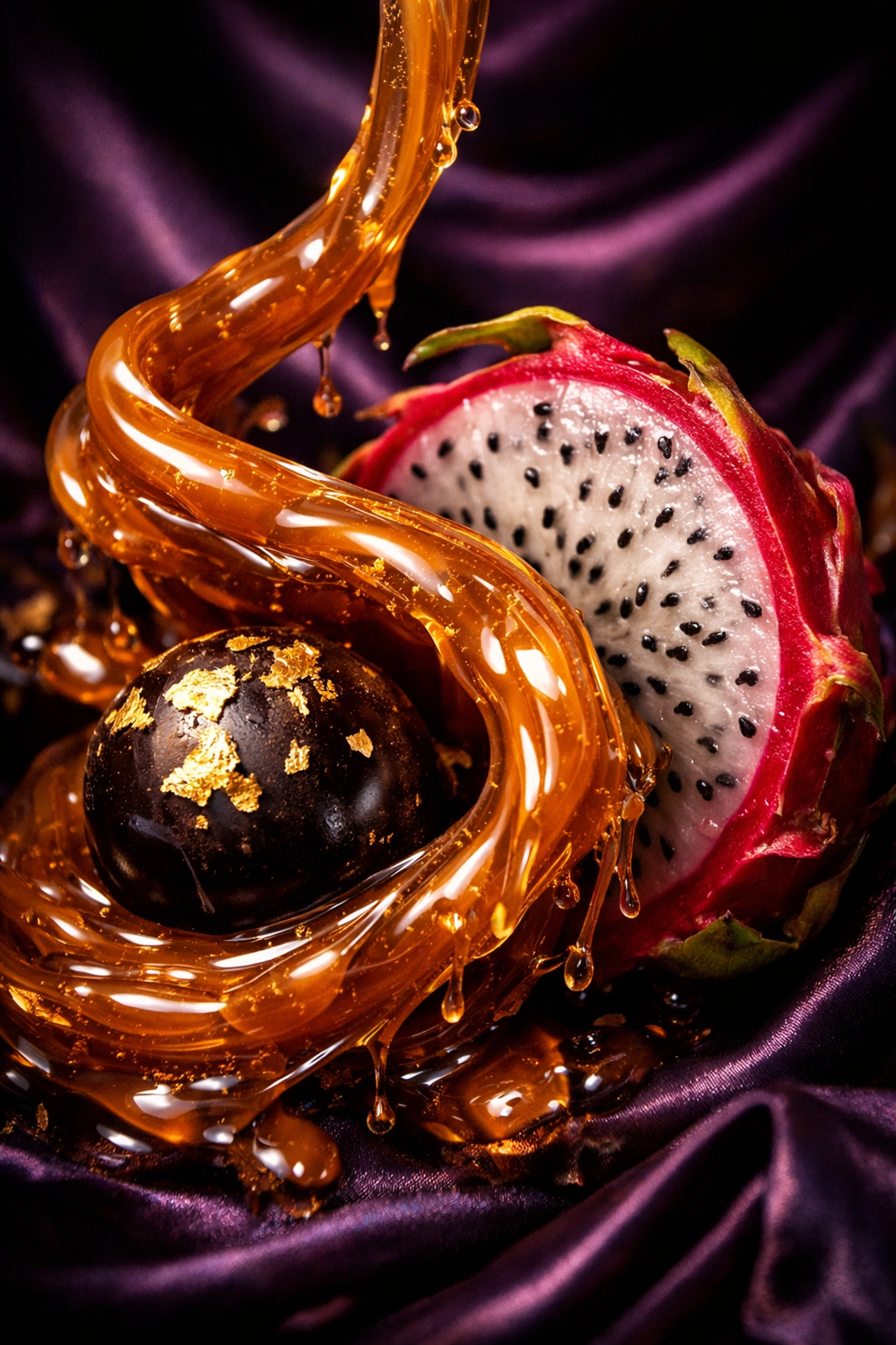 A sensory display of exotic flavors and textures, perfect for a romantic and adventurous first night.