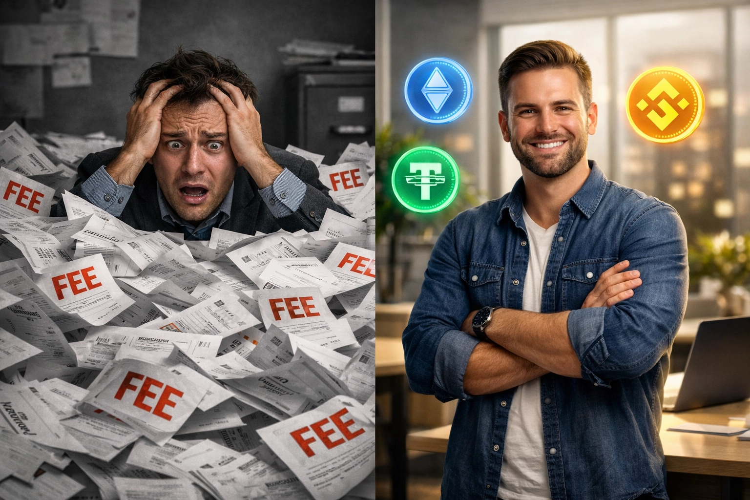 Traditional merchant fees versus Web3 self-custody payment advantages comparison