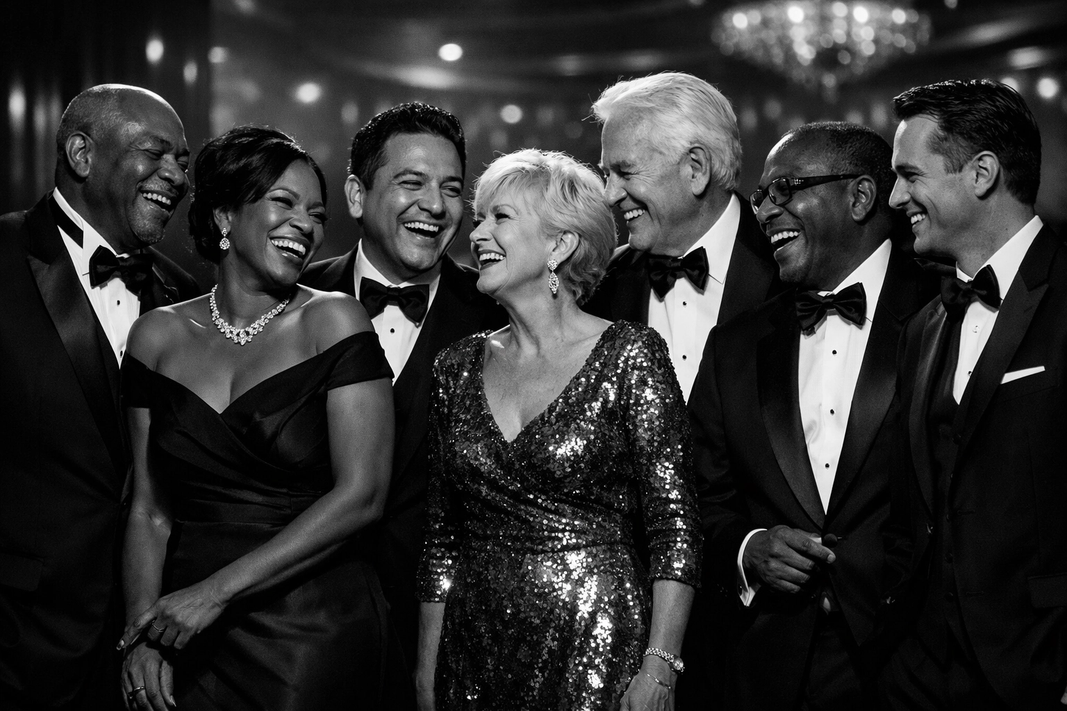 Community leaders celebrating the MLK Feed the Hungry Project Gala partnership at the Hard Rock Casino Cincinnati.