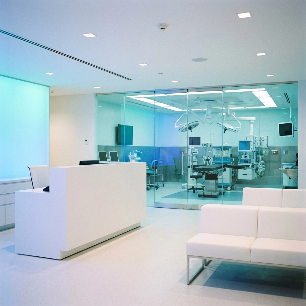 Modern ASC reception area representing expanded covered procedures for 2026 CMS payment updates