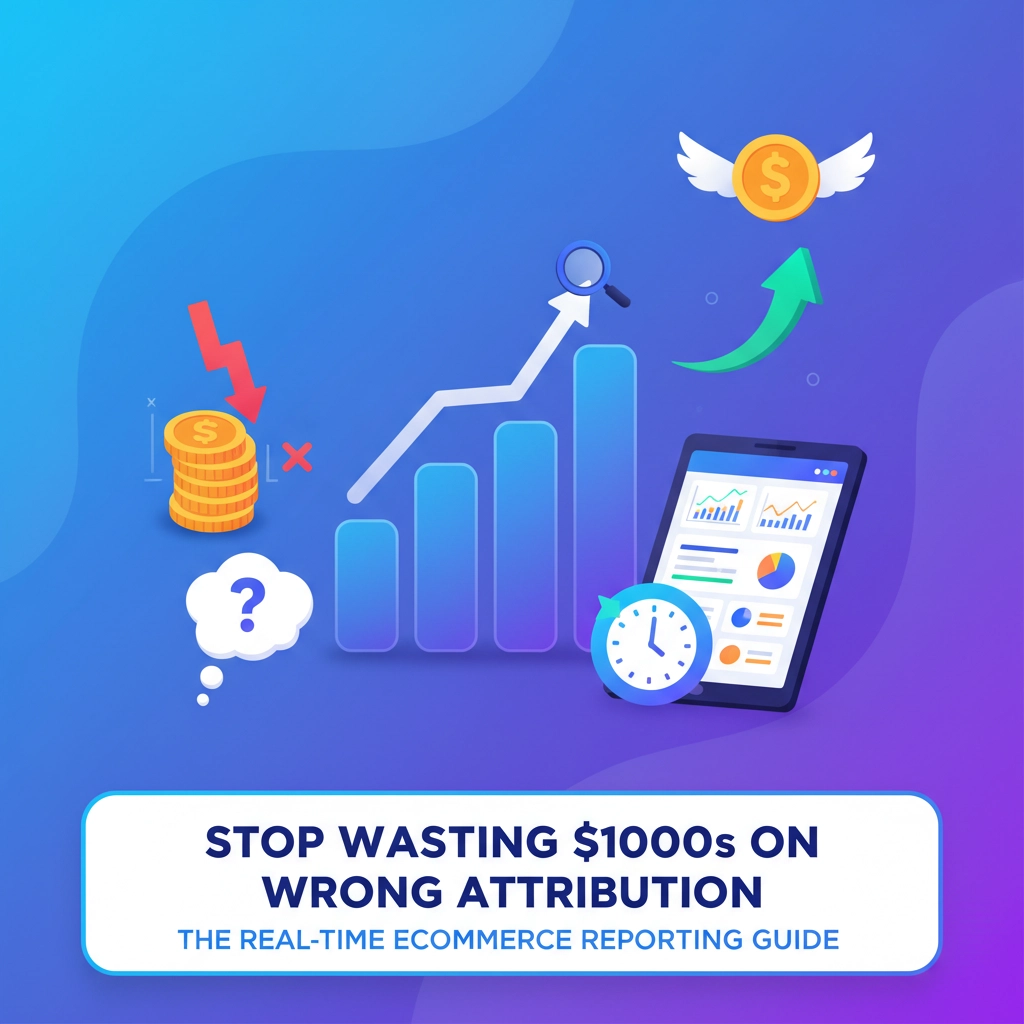 Stop Wasting $1000s on Wrong Attribution: The Real-Time Ecommerce Reporting Guide