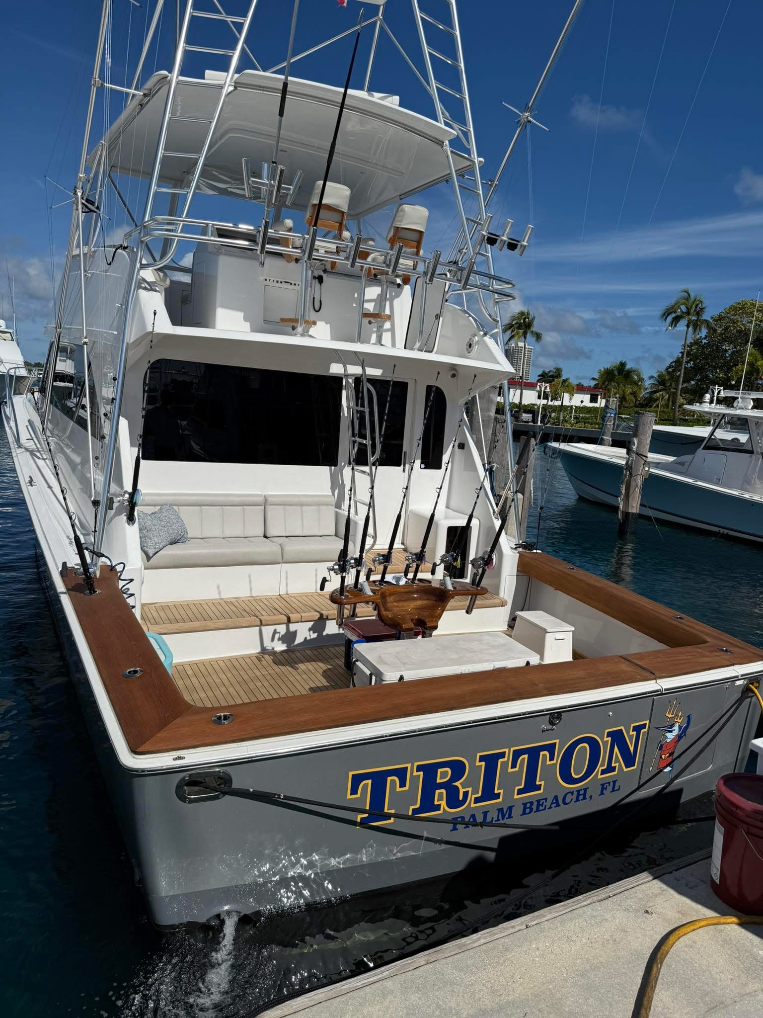 Triton sportfishing action