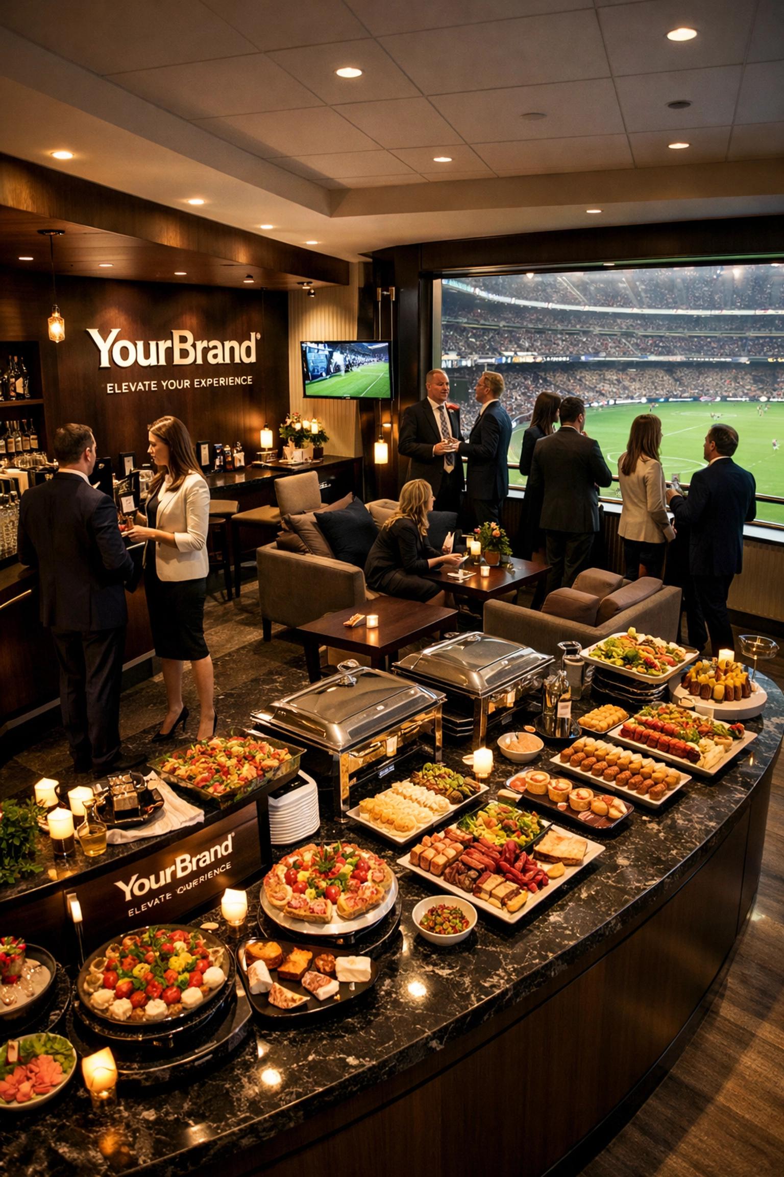 PRESS RELEASE: USA Entertainment Travel Unveils Revolutionary Super Bowl VIP Concierge Program – How 500+ Executives Are Maximizing ROI While Competitors Scramble for Last-Minute Bookings Premium Super Bowl corporate hospitality suite with branded elements and executive networking