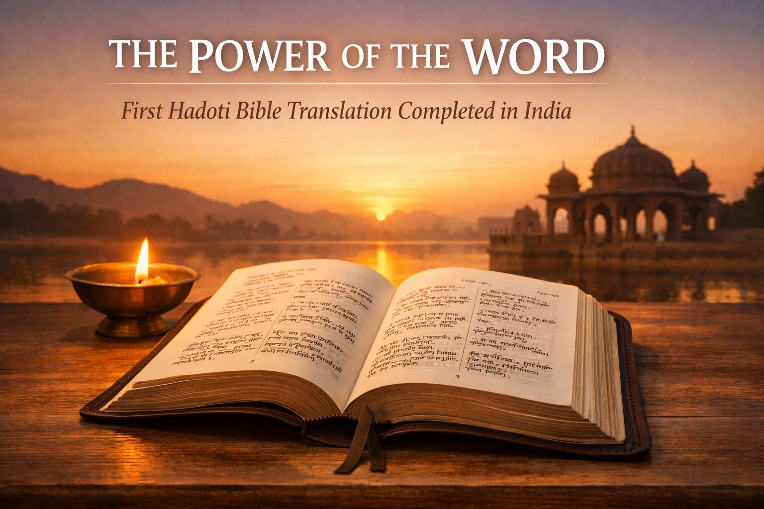 [HERO] The Power of the Word: First Hadoti Bible Translation Completed in India