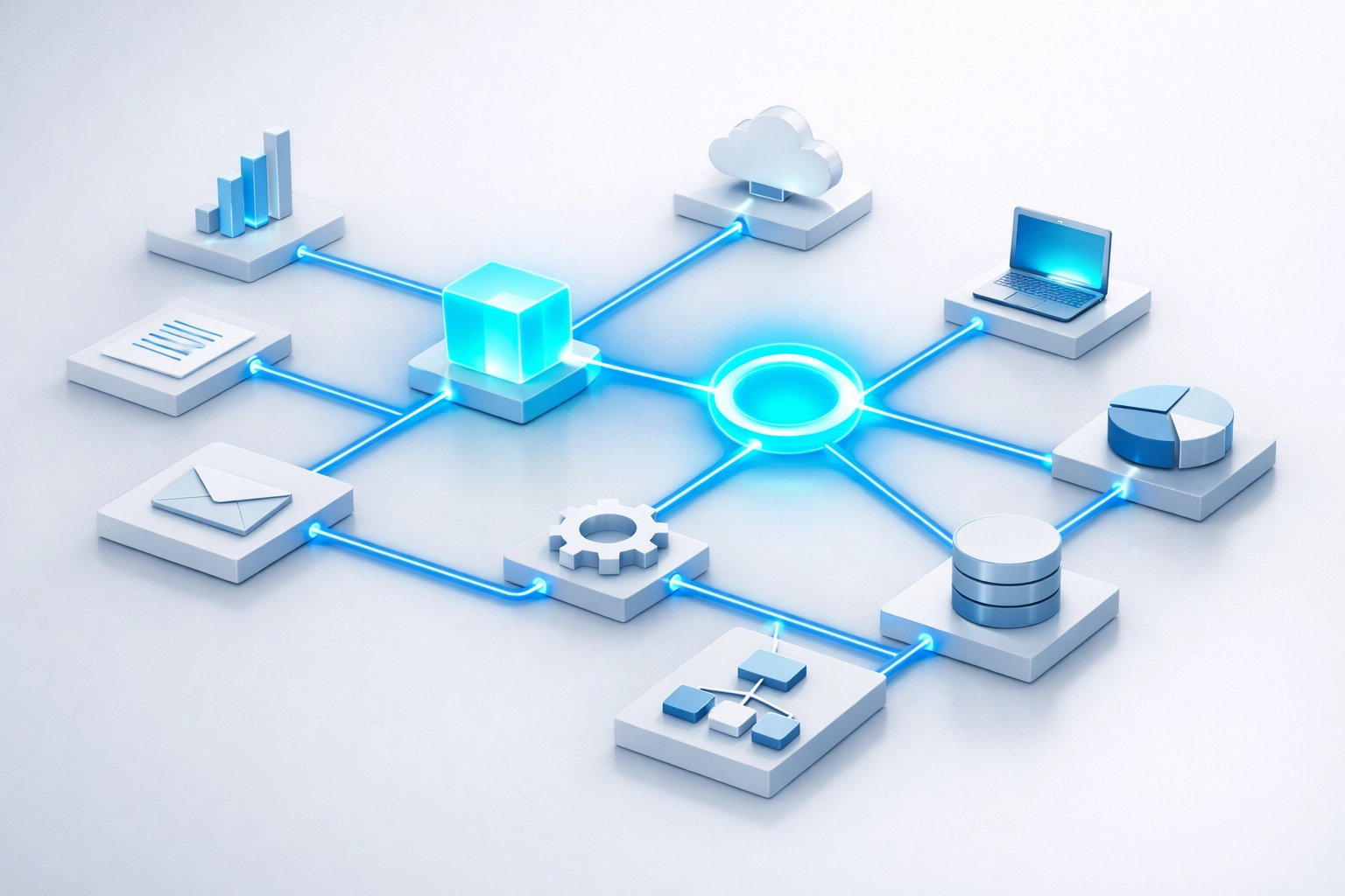 AI workflow automation map highlighting business process bottlenecks and repetitive tasks