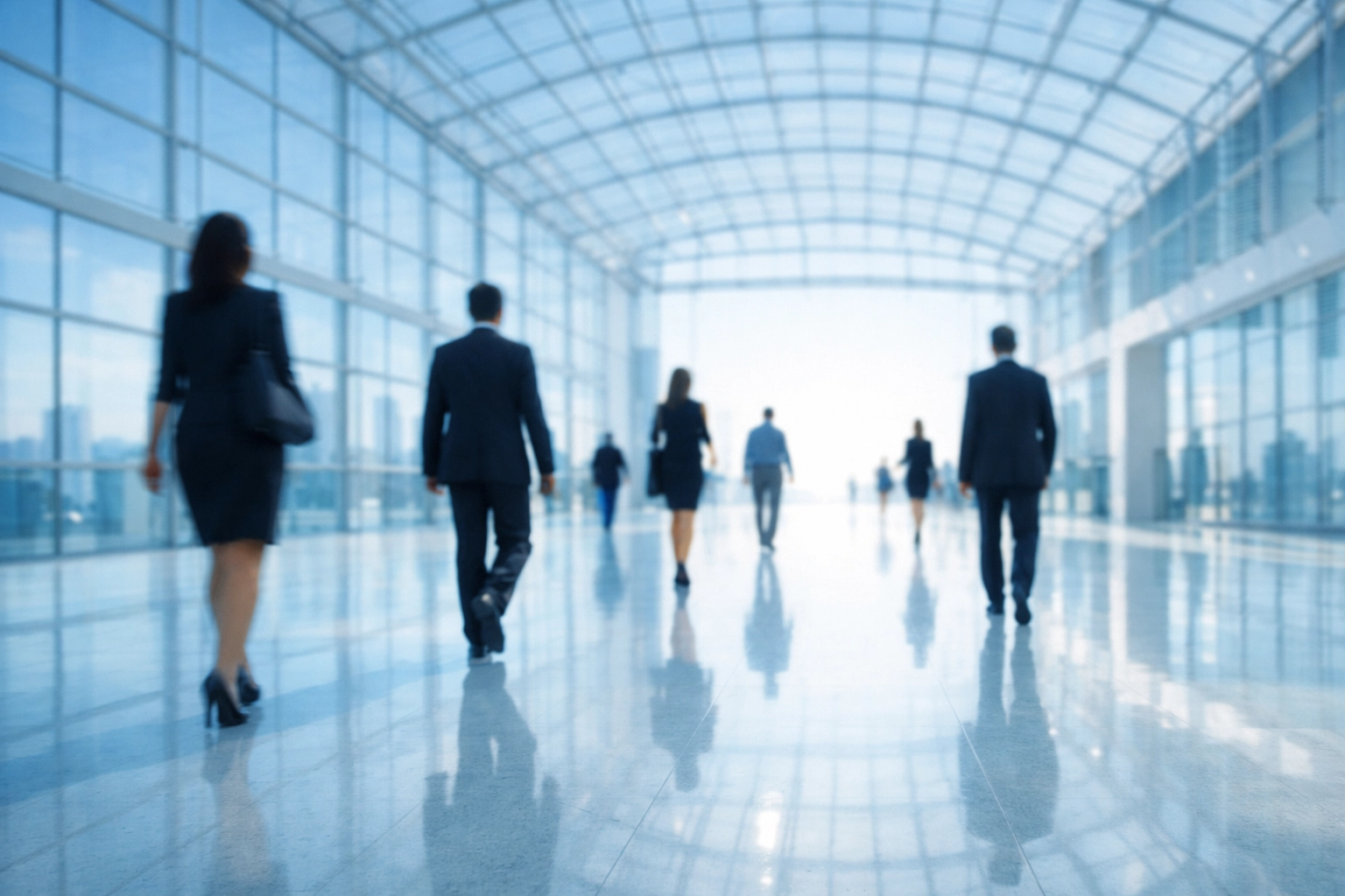 Modern office atrium illustrating successful post-merger integration and corporate compliance in Vietnam.