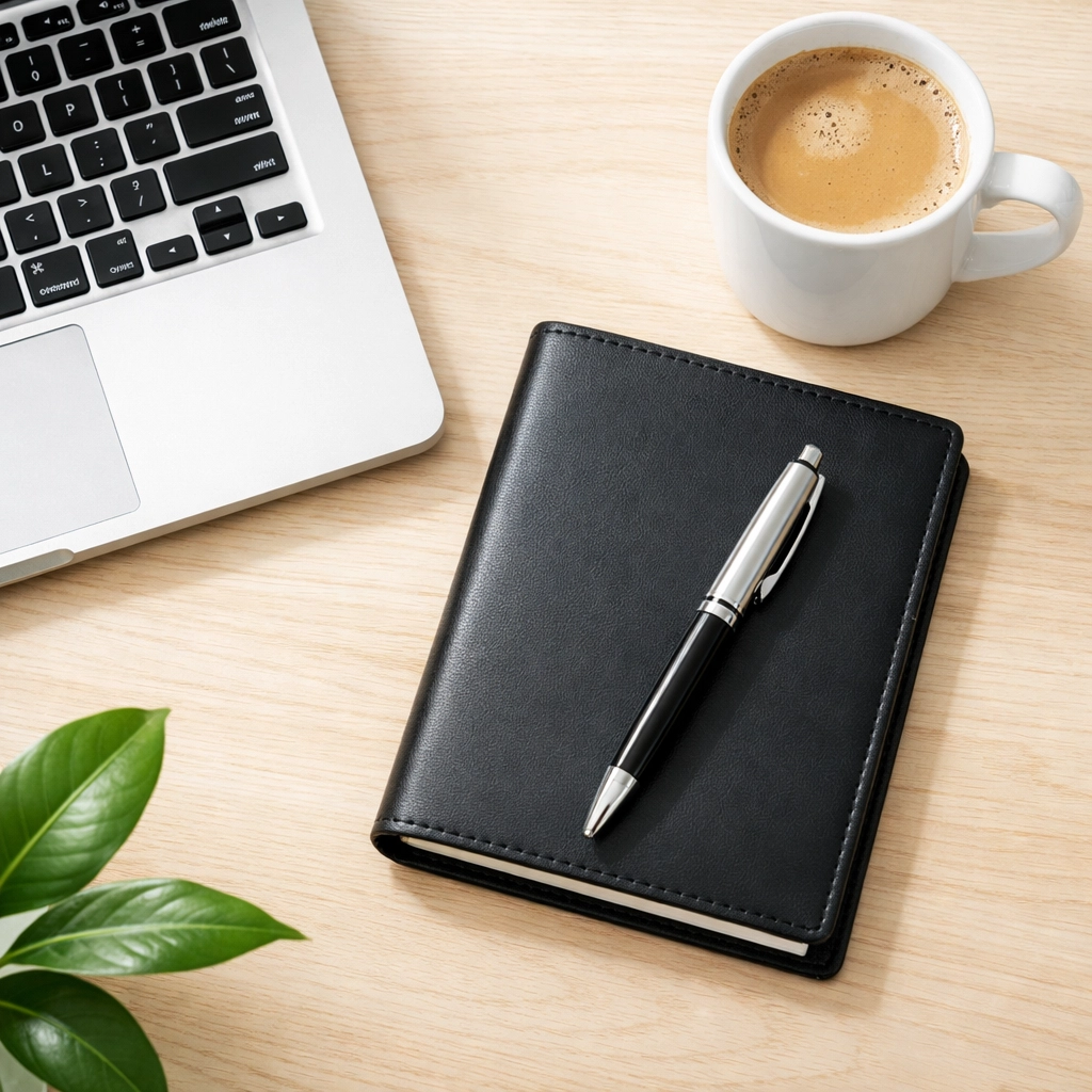 An organized startup workspace symbolizing the financial clarity provided by monthly bookkeeping services.