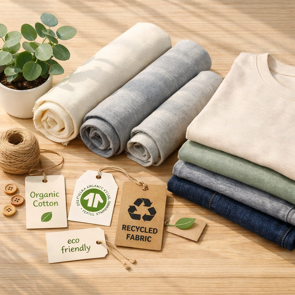 Sustainable organic cotton fabrics and eco-certified materials from Australian suppliers