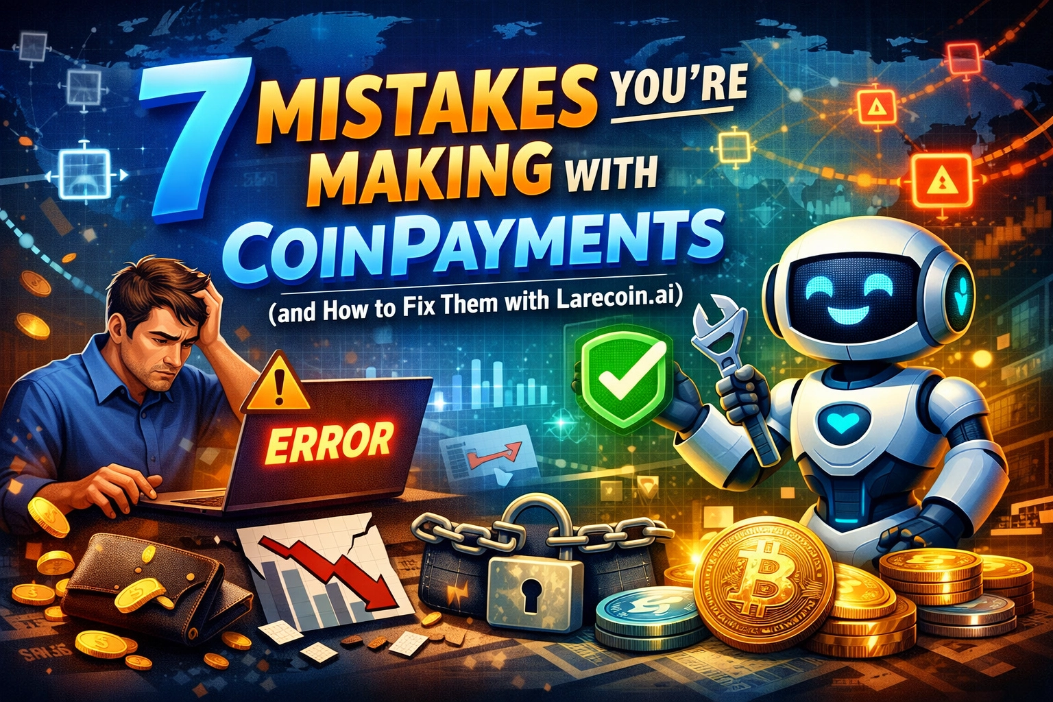 [HERO] 7 Mistakes You’re Making with CoinPayments (and How to Fix Them with Larecoin.ai)