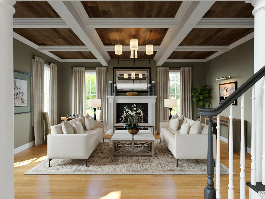 Spacious Elegant Living Room